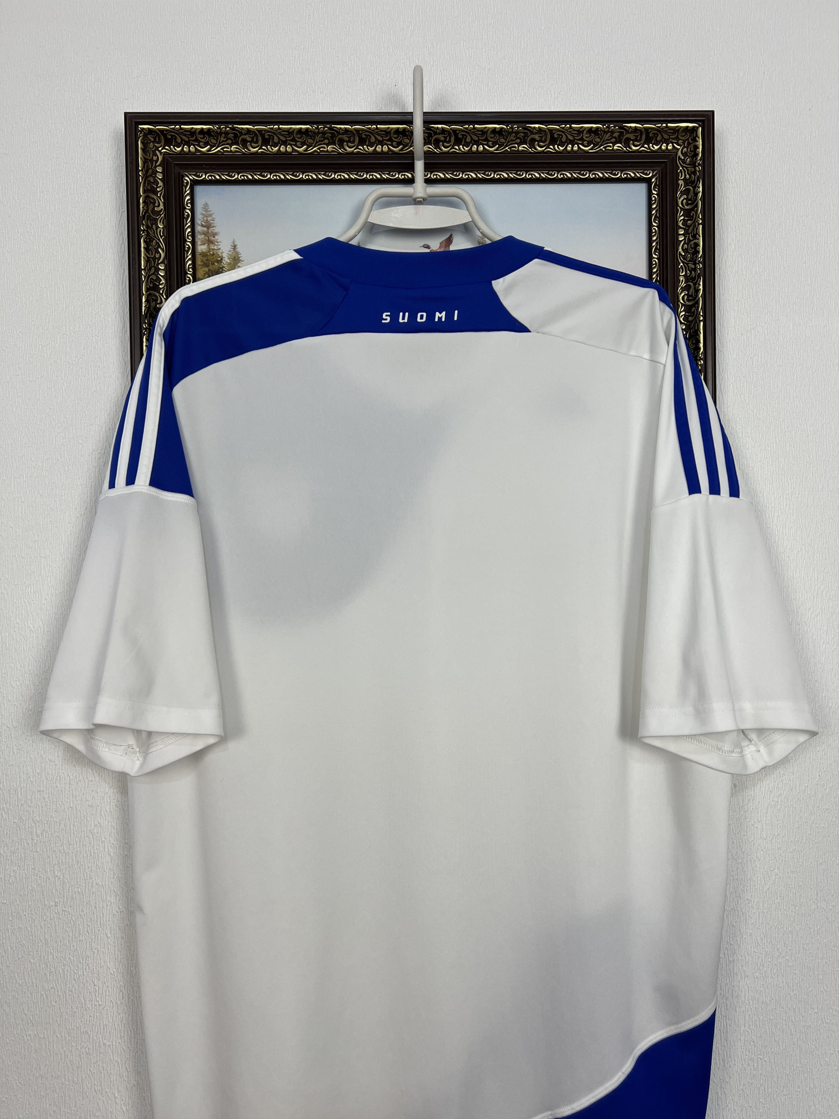 Adidas Finland Home football shirt 2010 Soccer Adidas Jersey Mens Size US XL / EU 56 / 4 - 12 Thumbnail