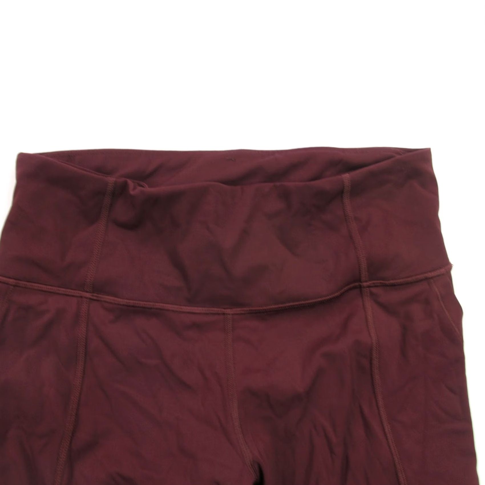 Athleta Athleta Leggings Womens Medium Workout Gym Stretch Burgundy Regular Size M Knit Nylon Polyester Size 32" / US 10 / IT 46 - 2 Thumbnail