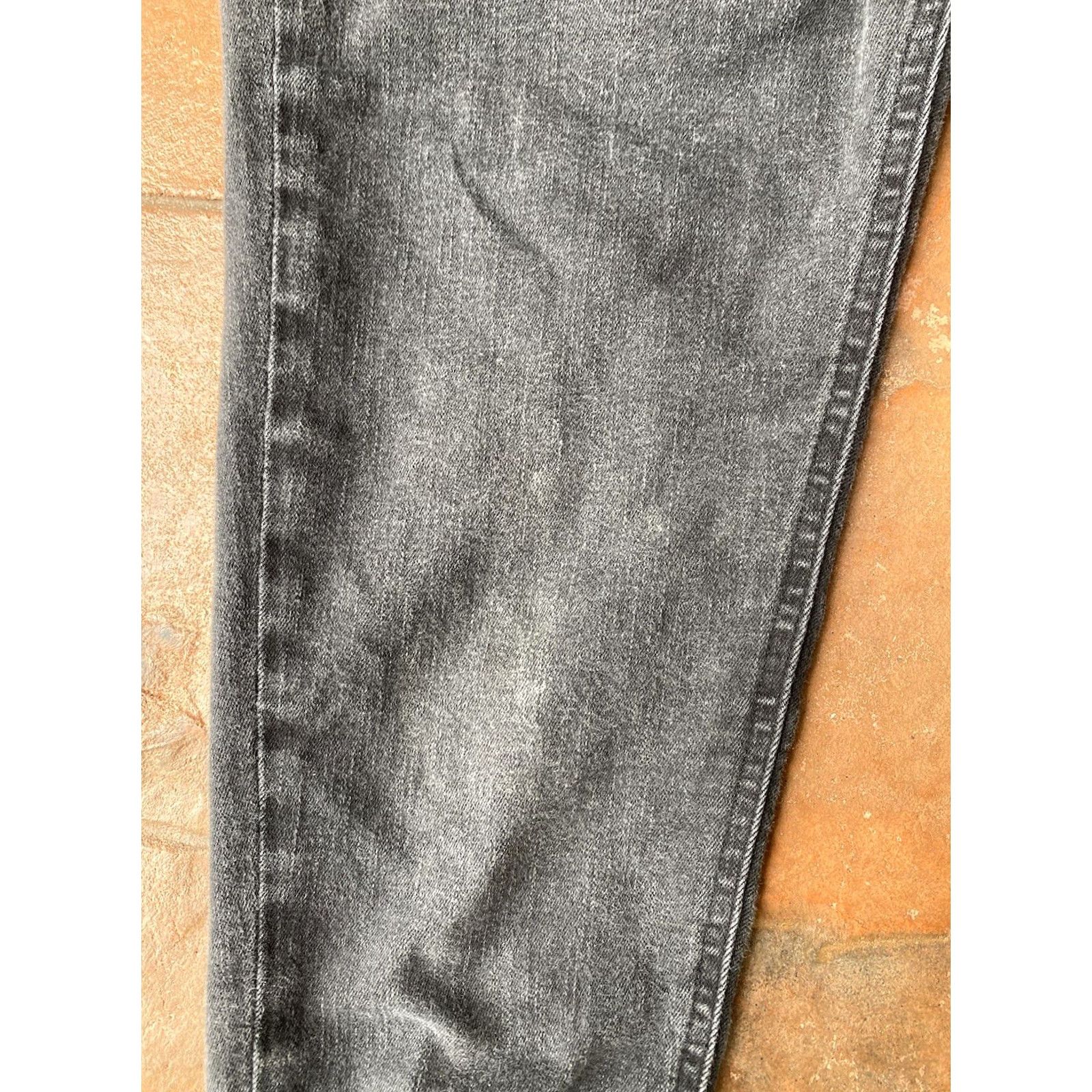 Levi's Levi's Denim Jean Overalls Slim 26 Gray Zipper Womens Size 26 90s Festival Rock Skinny Pockets Vintage: No Size 26" / US 2 / IT 38 - 4 Thumbnail