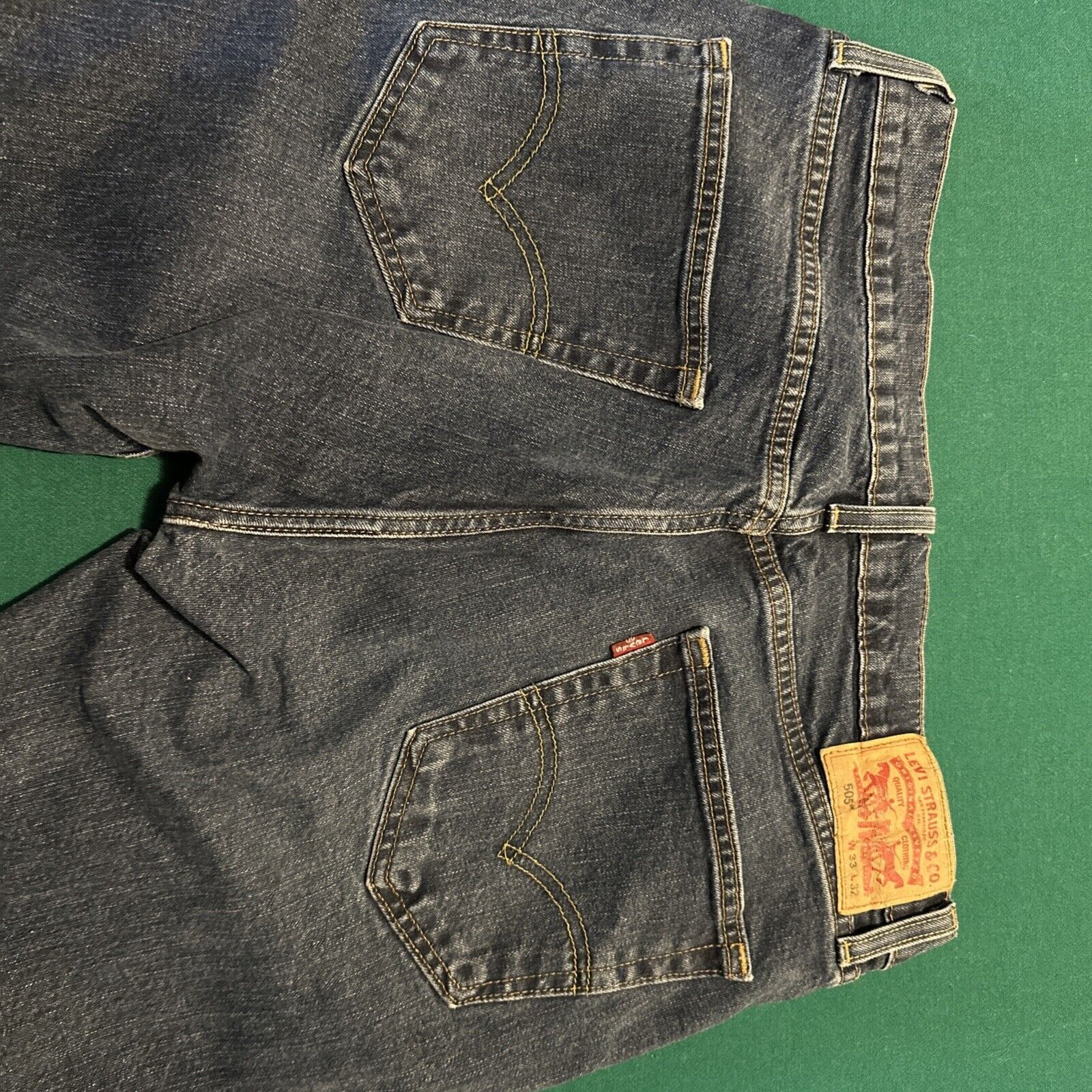 Levi's Levi’s 505 Straight Fit Jeans - 33x32 Size US 33 - 6 Thumbnail