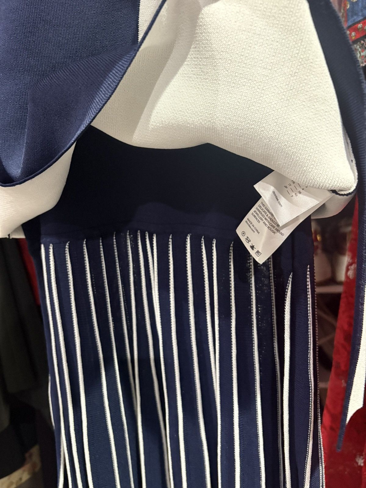 Dion Lee DION LEE Density Pleat Dress Blue White Size s Size S / US 4 / IT 40 - 3 Thumbnail