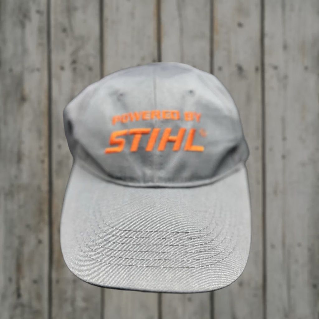Vintage Stihl Power Tools Hardware Cap Hat Adjustable StrapBack Adult Mens Gray Size ONE SIZE - 1 Thumbnail