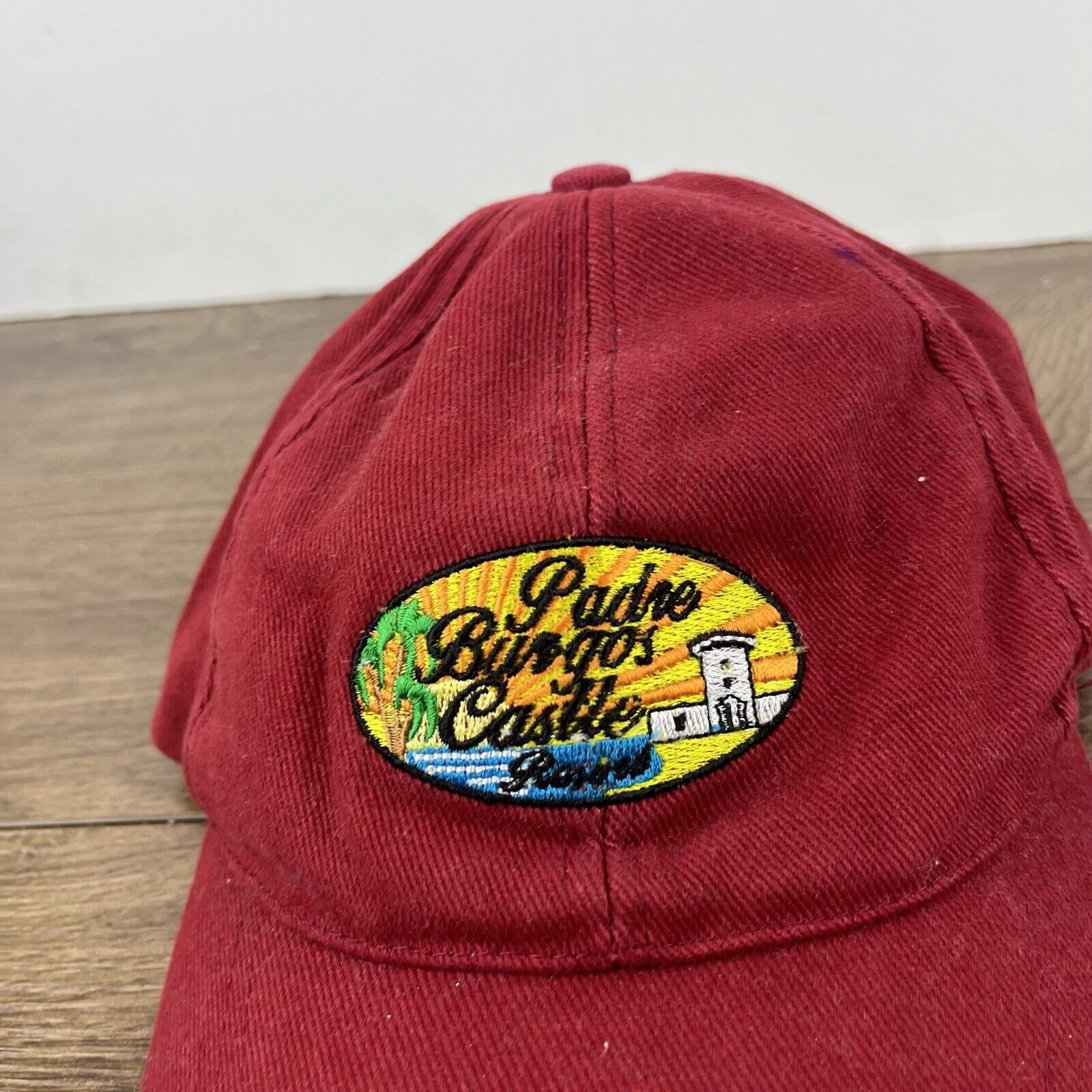 Other Padre Bingos Castle Hat Red Cap Adjustable Hat Red Adult Fit Size ONE SIZE - 7 Thumbnail