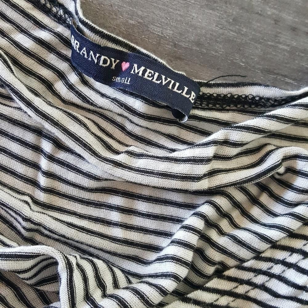 Designer White On Black Melville Loose Crop Size ONE SIZE - 3 Thumbnail