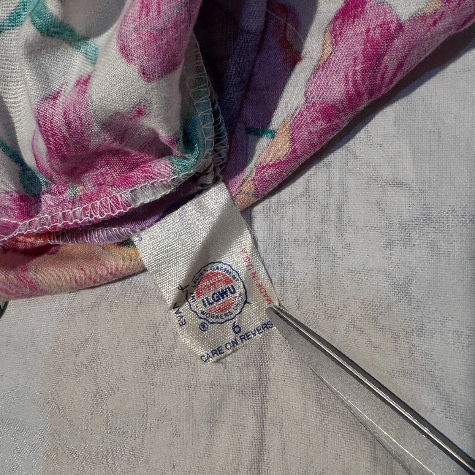 Evan Picone VTG Y2K Evan Picone Colorful Floral Button Up Collared Short Size M / US 6-8 / IT 42-44 - 4 Thumbnail