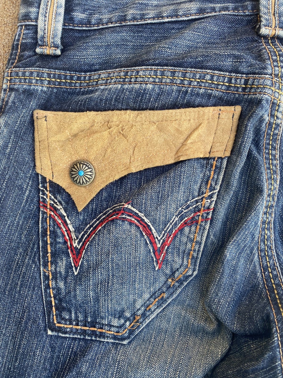 Edwin × PPFM Vintage edwin blue trip flare denim Size US 28 / EU 44 - 9 Thumbnail
