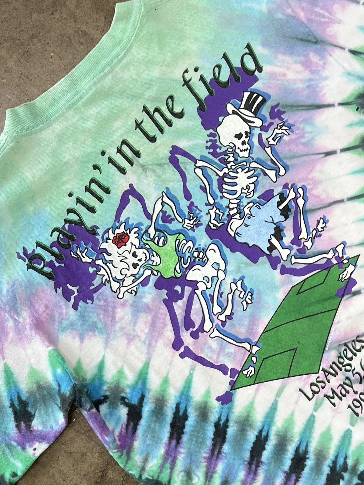 Band Tees Vintage 90s Grateful Dead Soccer Bike Los Angeles Tee Large Size US L / EU 52-54 / 3 - 4 Thumbnail