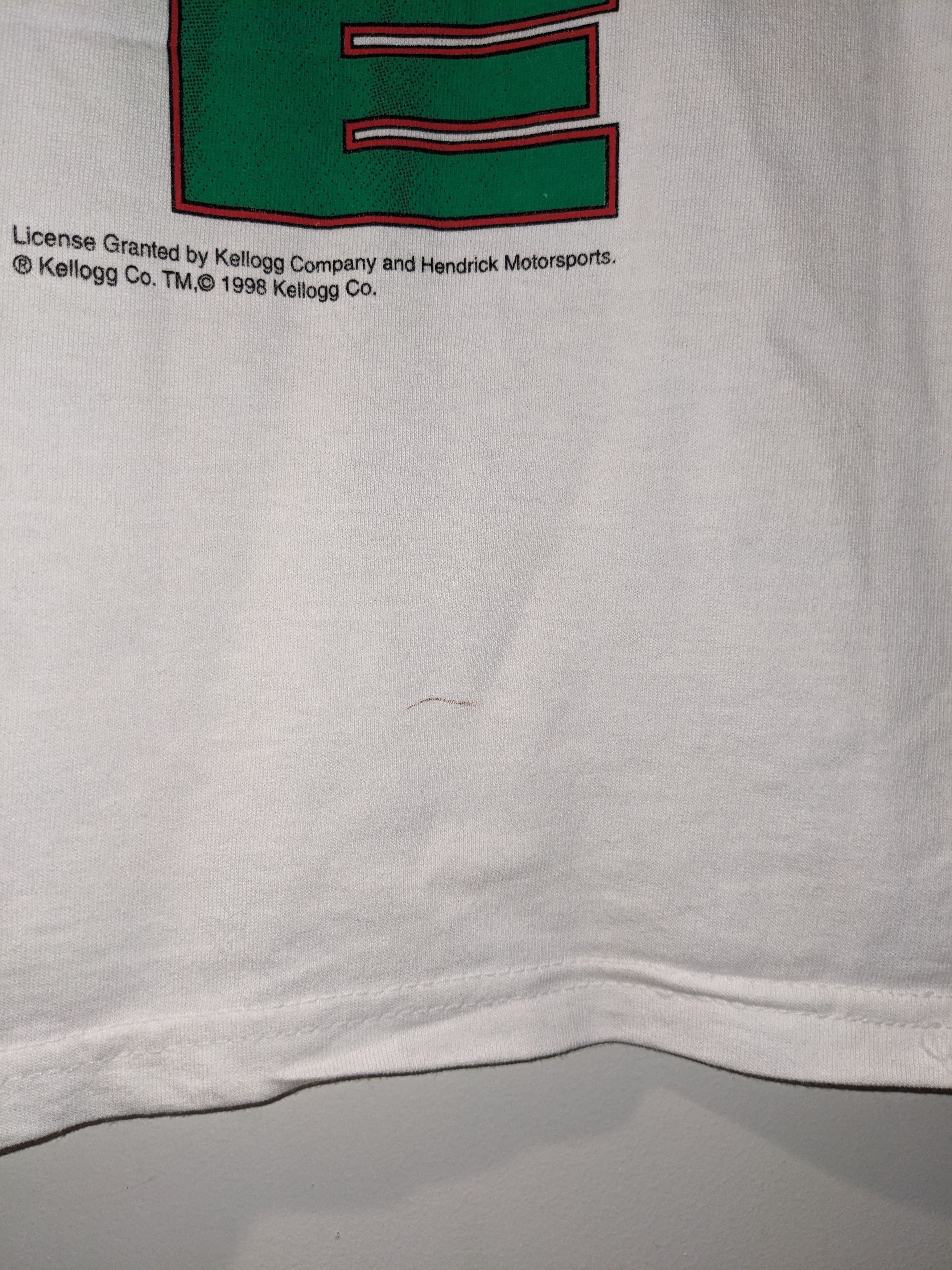 NASCAR × Vintage Vintage 1998 Kellogg Terry Labonte Nascar Racing T-Shirt Size US XL / EU 56 / 4 - 7 Thumbnail