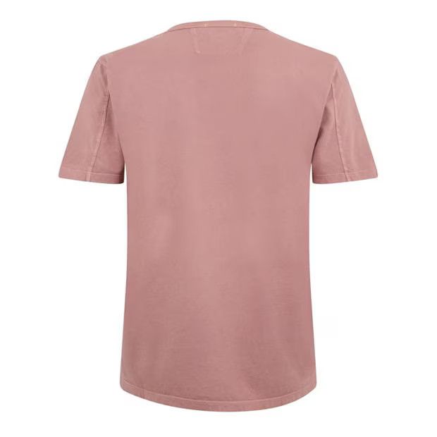 C.P. Company o1y1224 Logo Crewneck T-Shirt in Pink Size US M / EU 48-50 / 2 - 2 Thumbnail