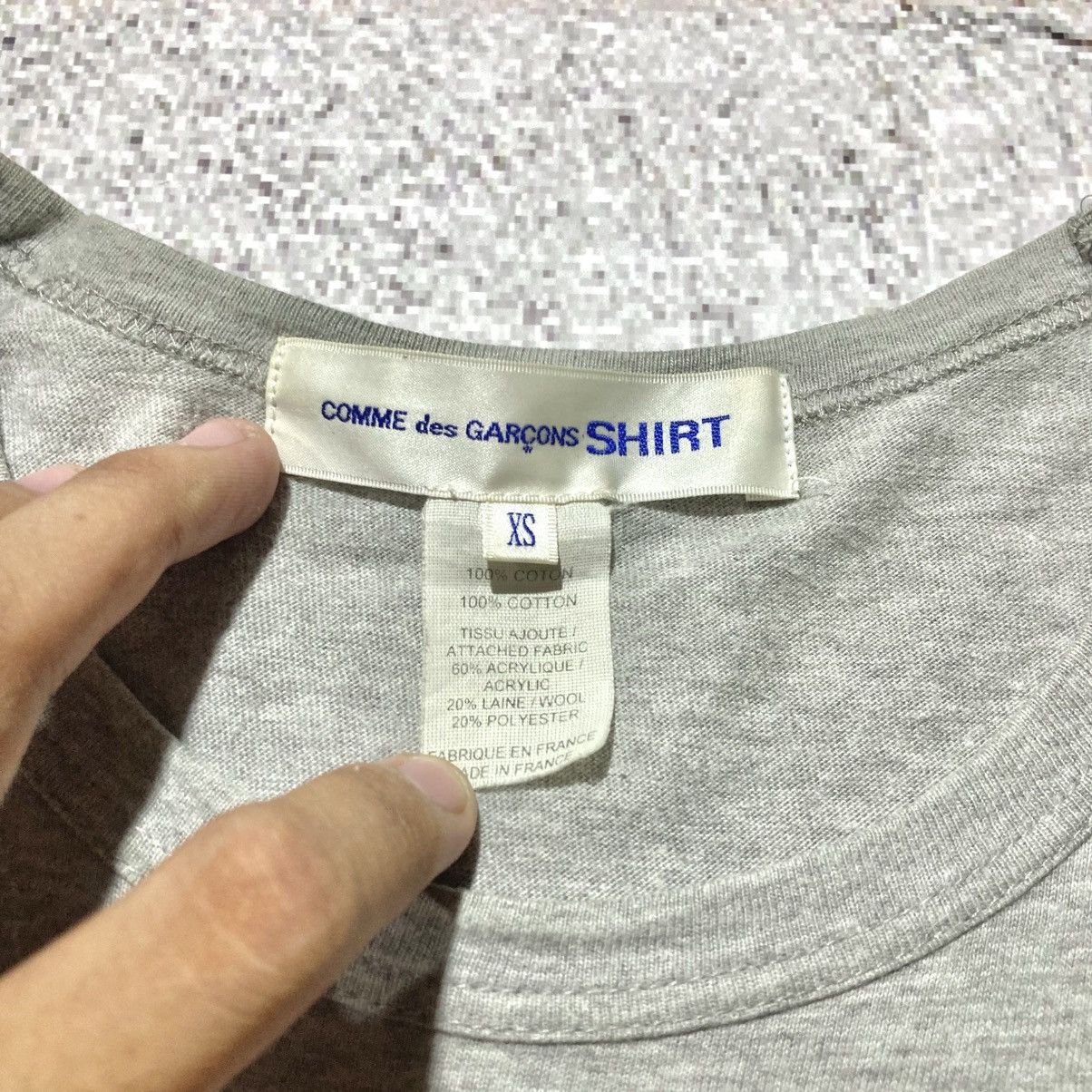 Comme des Garcons SHIRT 🇫🇷 Comme Des Garcons Shirt Geometry Patch T-shirt Designer Size US S / EU 44-46 / 1 - 11 Thumbnail