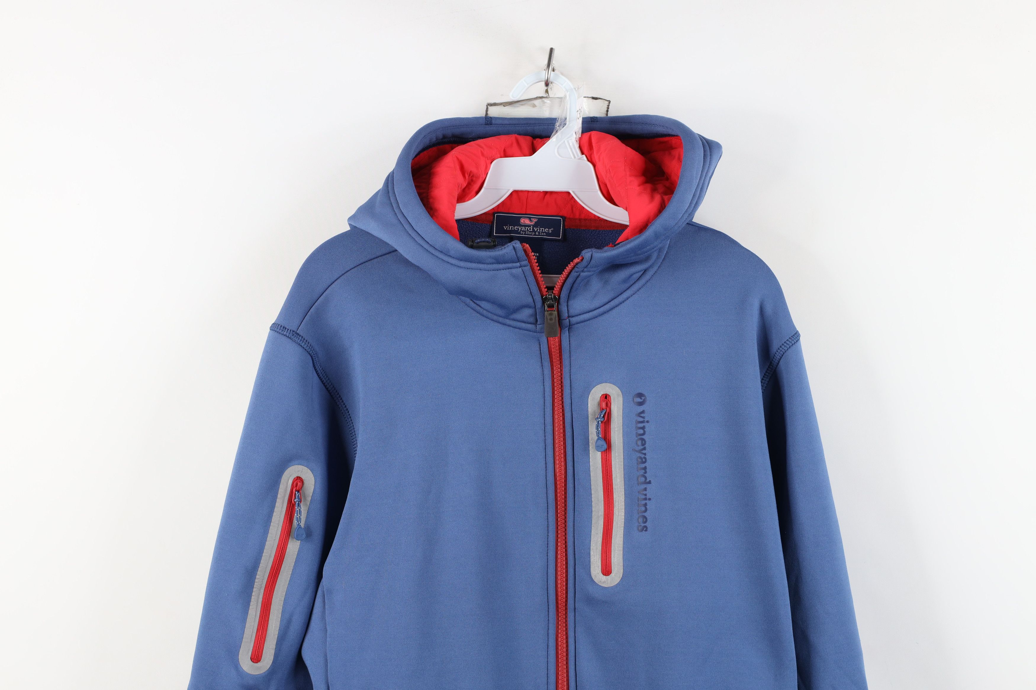 Vineyard Vines Vineyard Vines Reflective Sailing Tech Fleece Hoodie Jacket Size US M / EU 48-50 / 2 - 2 Thumbnail