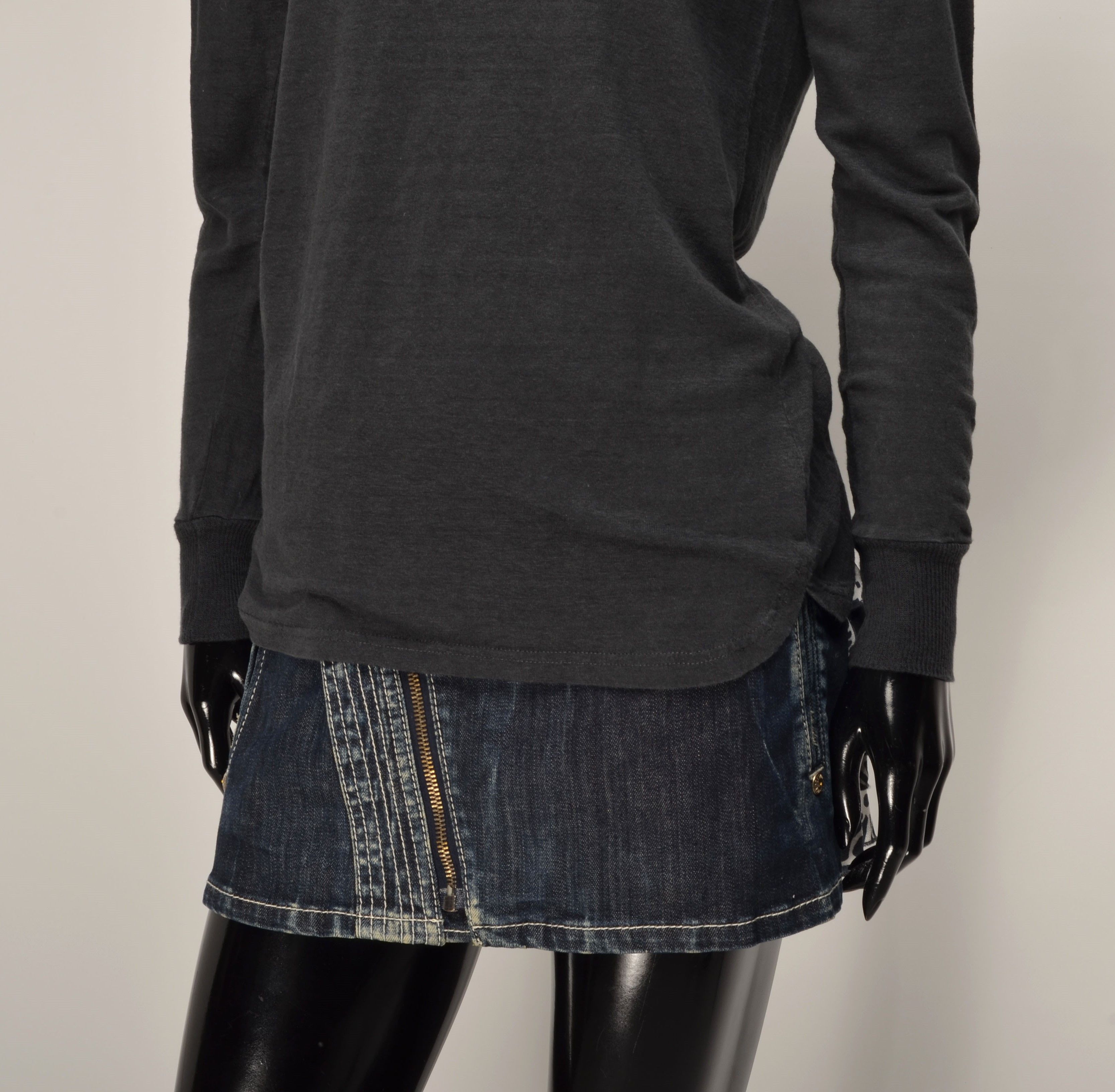Isabel Marant Isabel Marant Etoile 100% Linen Gray Long Sleeve Top Size M / US 6-8 / IT 42-44 - 3 Thumbnail