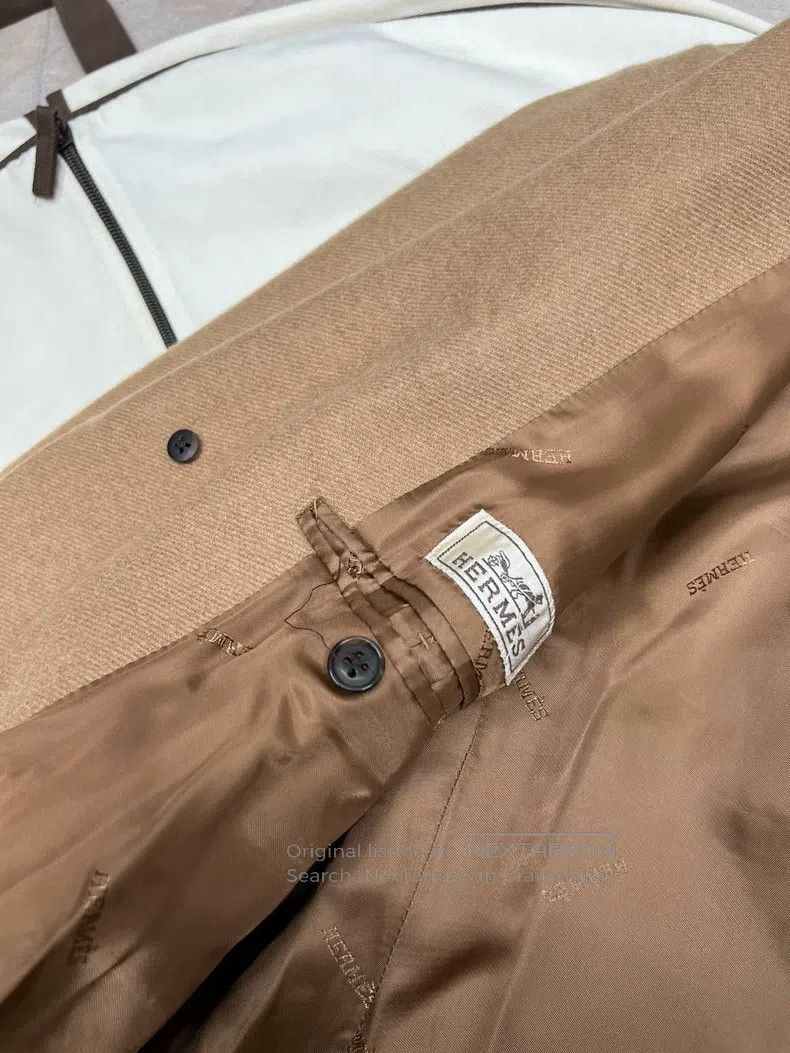 Hermes Hermes Autumn-Winter Camel Hair Coat Size US L / EU 52-54 / 3 - 6 Thumbnail