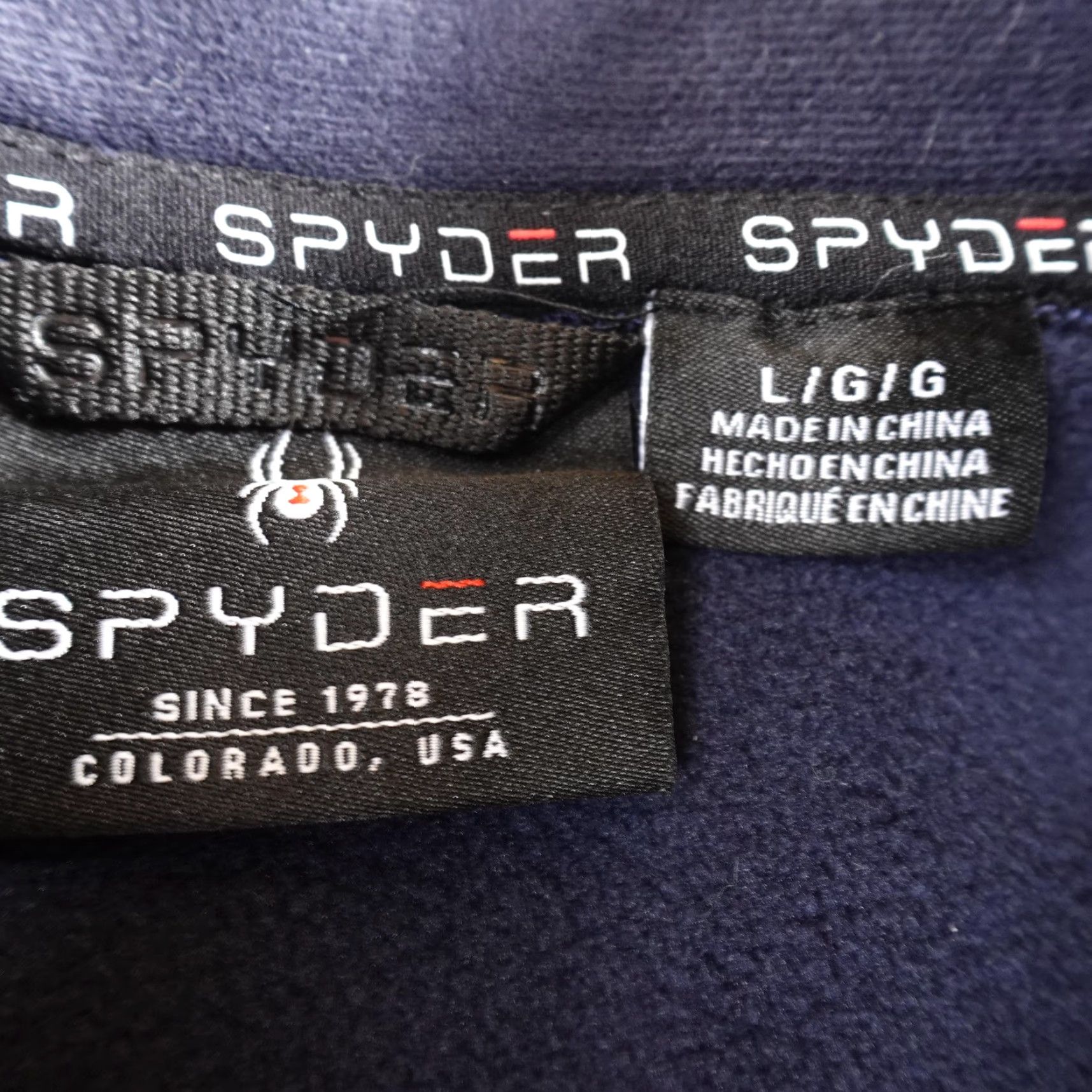 Spyder Spyder Jacket Mens L Blue Full Zip Knit Fleece Lined Ski Outdoor Coat Hiking Size US L / EU 52-54 / 3 - 6 Thumbnail