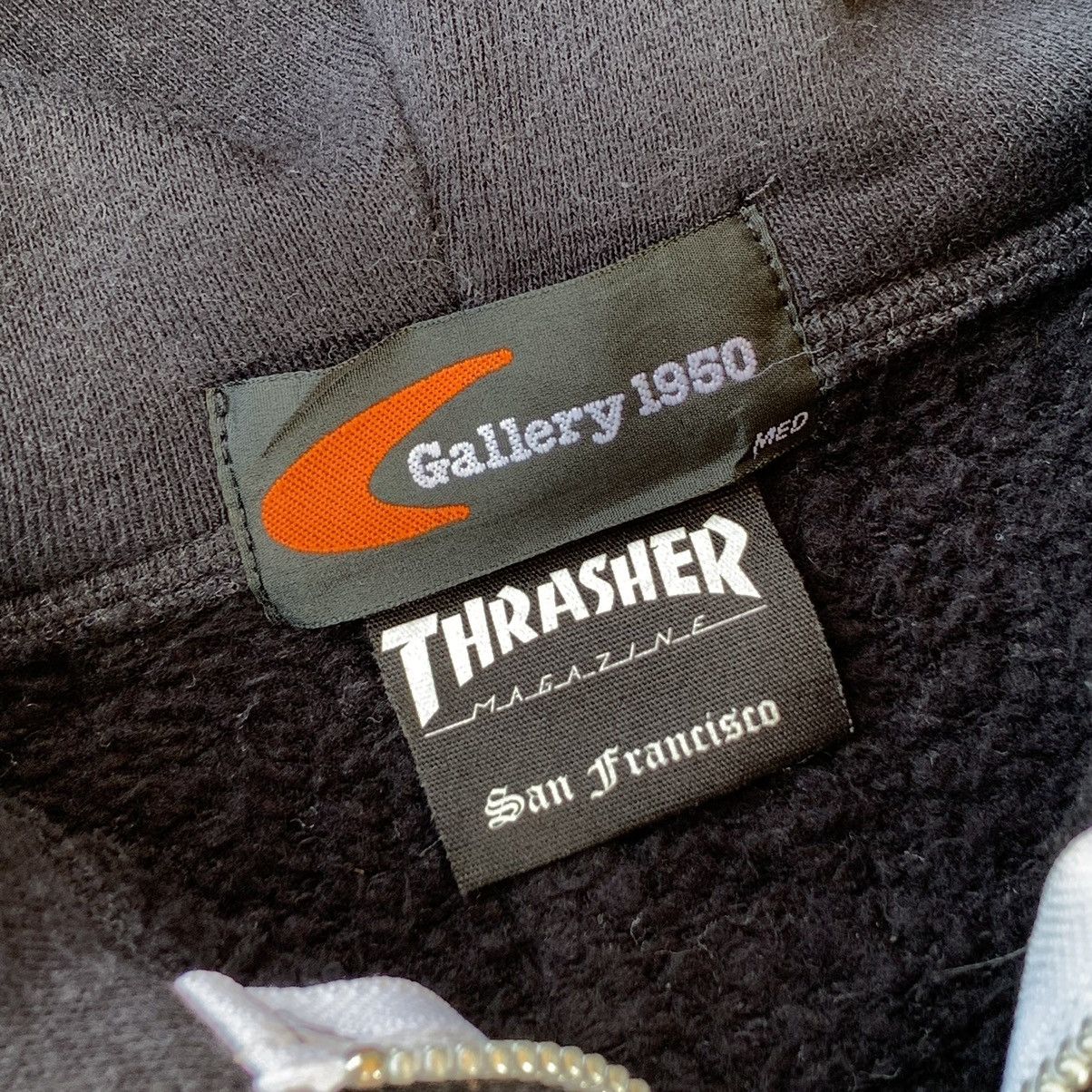 Gallery1950 × Japanese Brand × Thrasher Ziphoodie Thrasher x Gallery1950 Black Sun Fadded Size US M / EU 48-50 / 2 - 10 Thumbnail