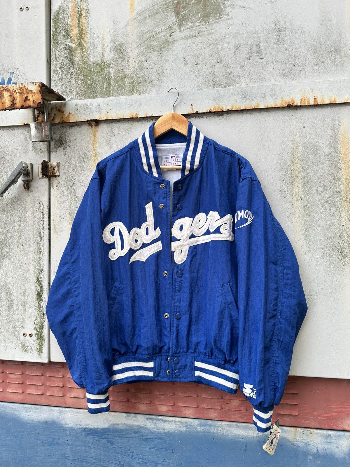 Vintage 👹Vintage Starter Dogers X Nomoo Bomber Jacket Size US M / EU 48-50 / 2 - 3 Thumbnail