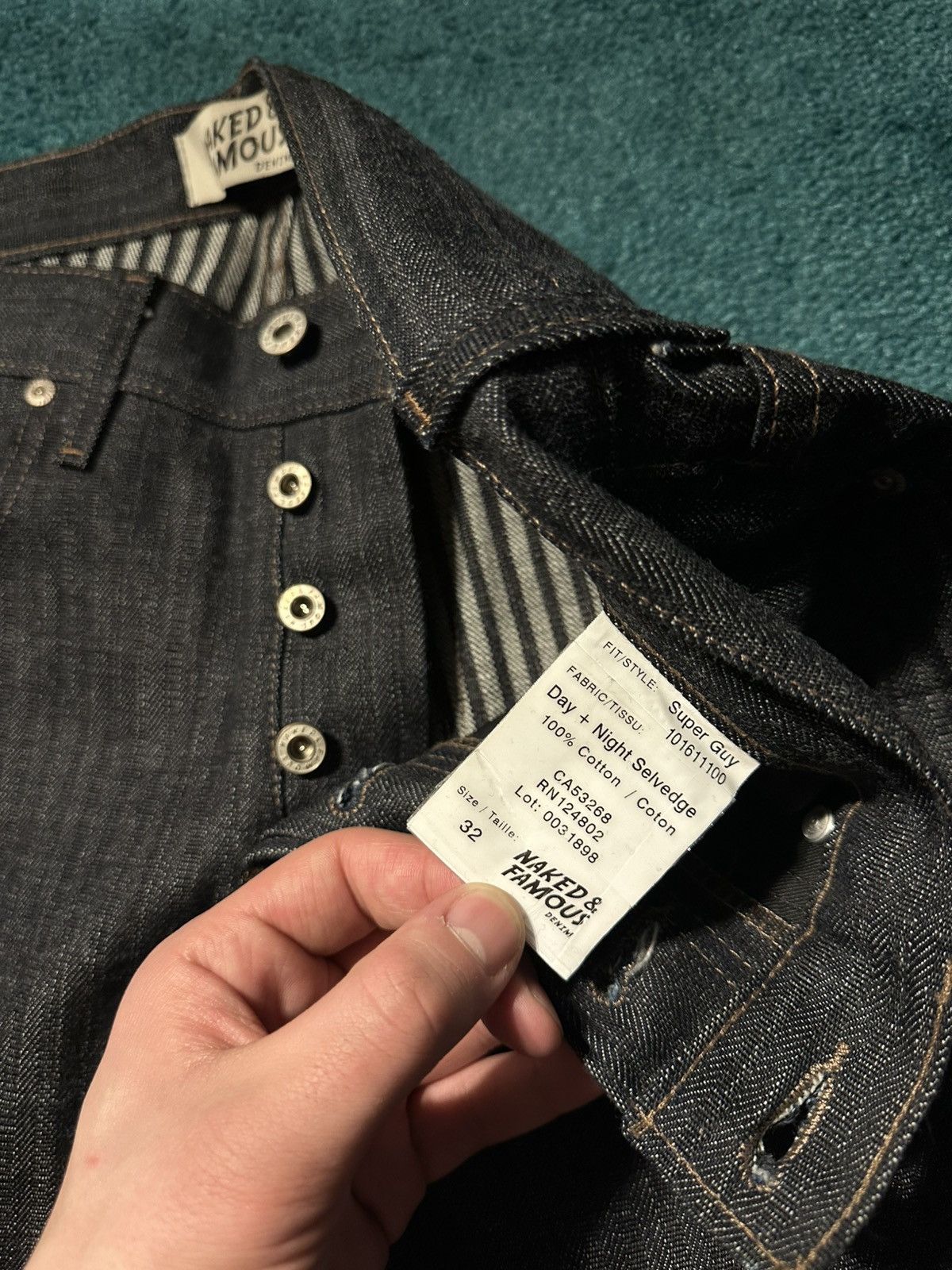 Naked & Famous Naked & Famous Denim Day + Night Selvedge Size US 32 / EU 48 - 5 Thumbnail