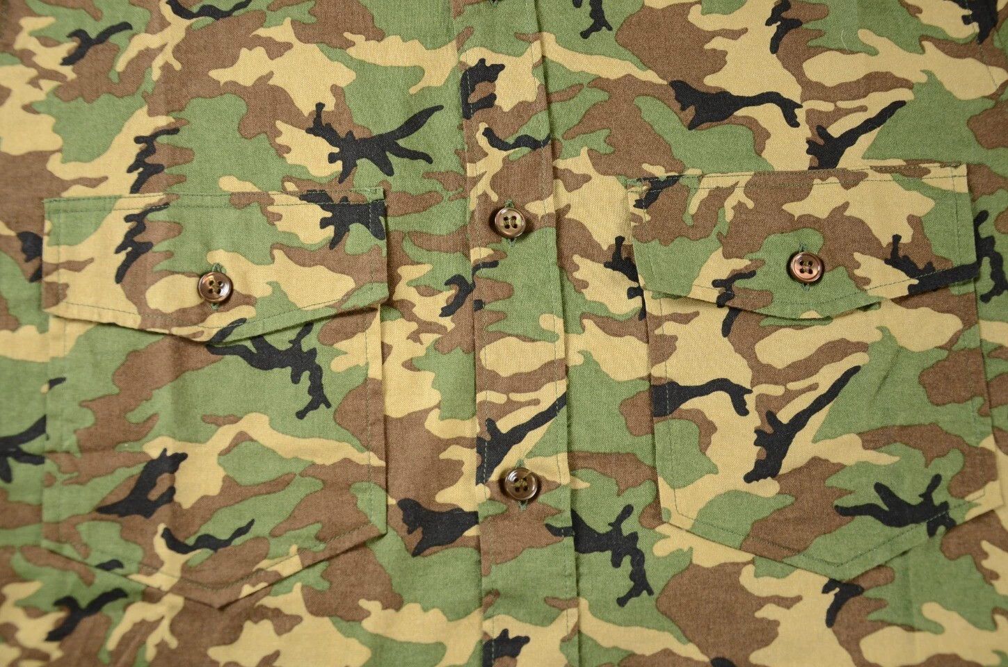 Saint Laurent Paris SLP 2014 Rare Green Camo Shirt Size US XS / EU 42 / 0 - 4 Thumbnail