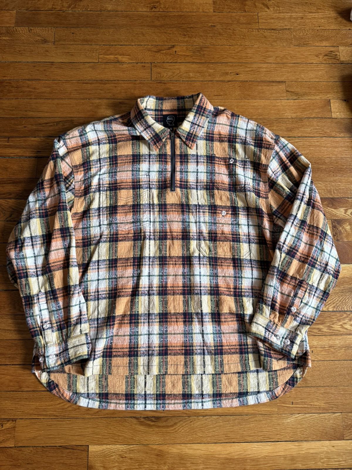 Brain Dead Crazy Rare Brain Dead Shirt Button Zip Flannel Size US S / EU 44-46 / 1 - 9 Thumbnail