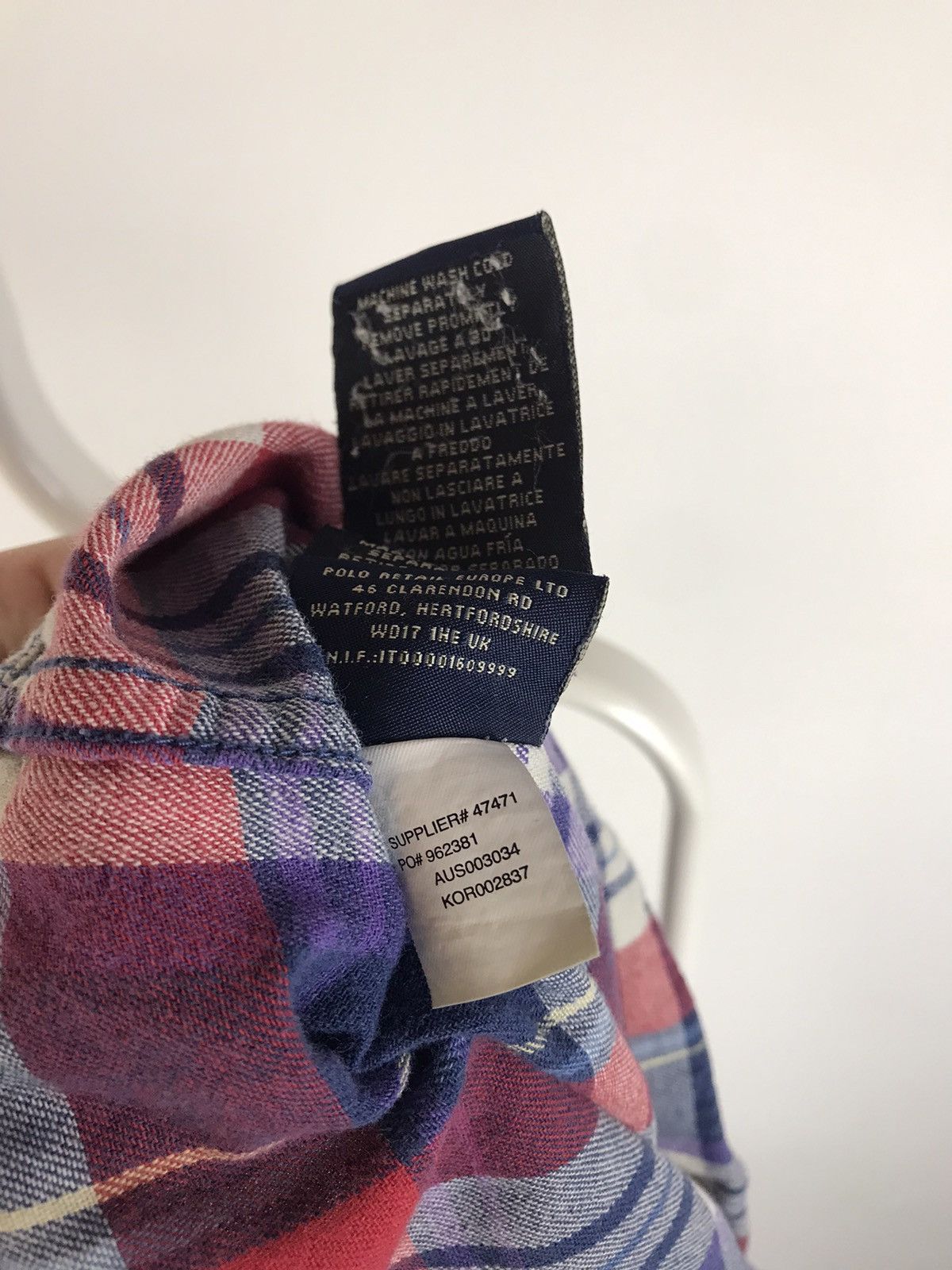 Polo Ralph Lauren × Vintage Vintage Polo Ralph Lauren Jeans Company Multicolour Shirt Size US S / EU 44-46 / 1 - 5 Thumbnail
