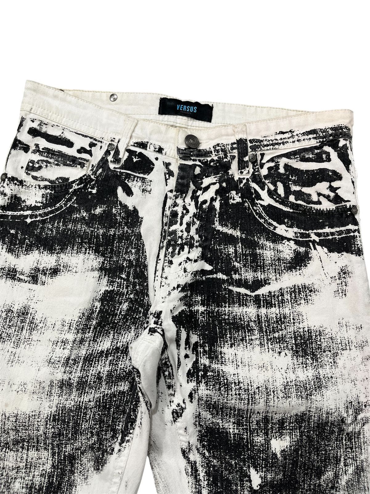 Versus Versace 2000's Versus Versace Printed Jeans Size US 28 / EU 44 - 5 Thumbnail