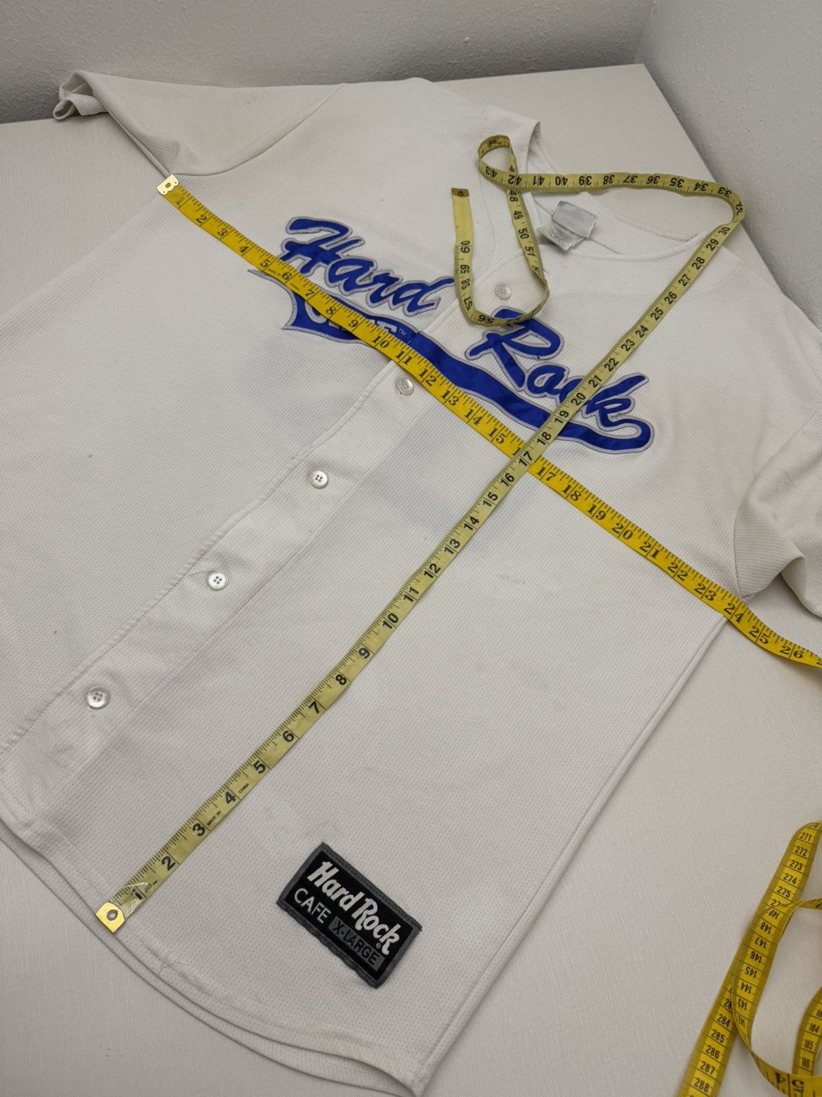 Hard Rock Cafe Vintage 90s Hard Rock Cafe Los Angeles Baseball Jersey XL Size US XL / EU 56 / 4 - 7 Thumbnail