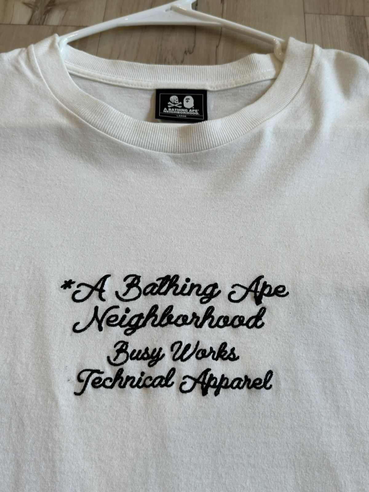 Bape × Neighborhood A Bathing Ape x Neighborhood L/S Tee Size Medium Size US M / EU 48-50 / 2 - 3 Thumbnail