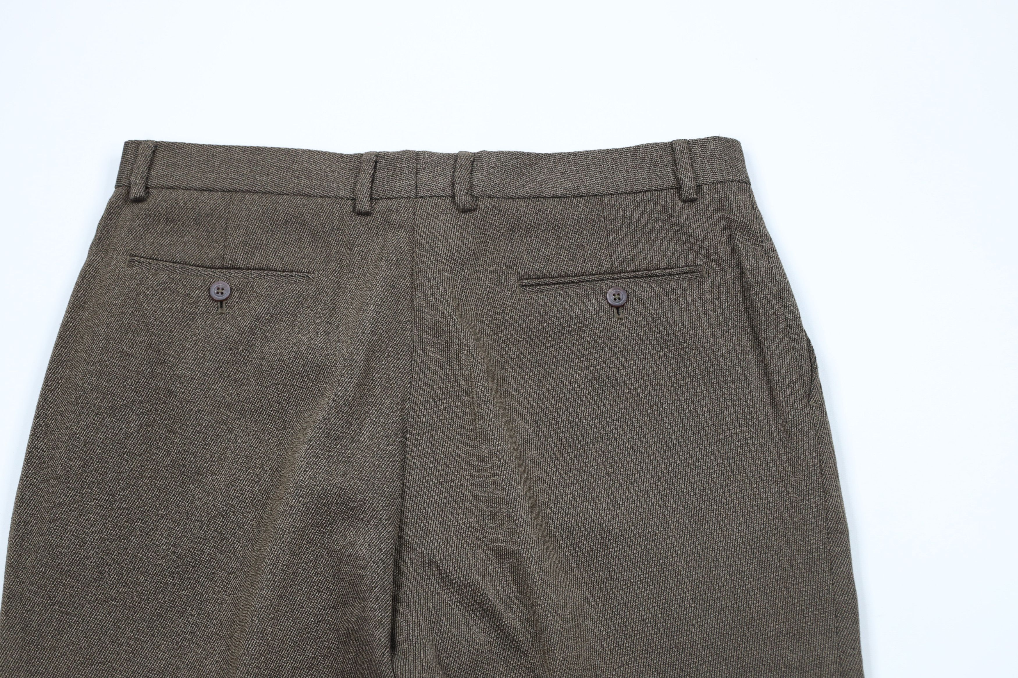 Vintage Vintage 90s Streetwear Whipcord Wide Leg Chino Pants Brown Size US 36 / EU 52 - 10 Thumbnail