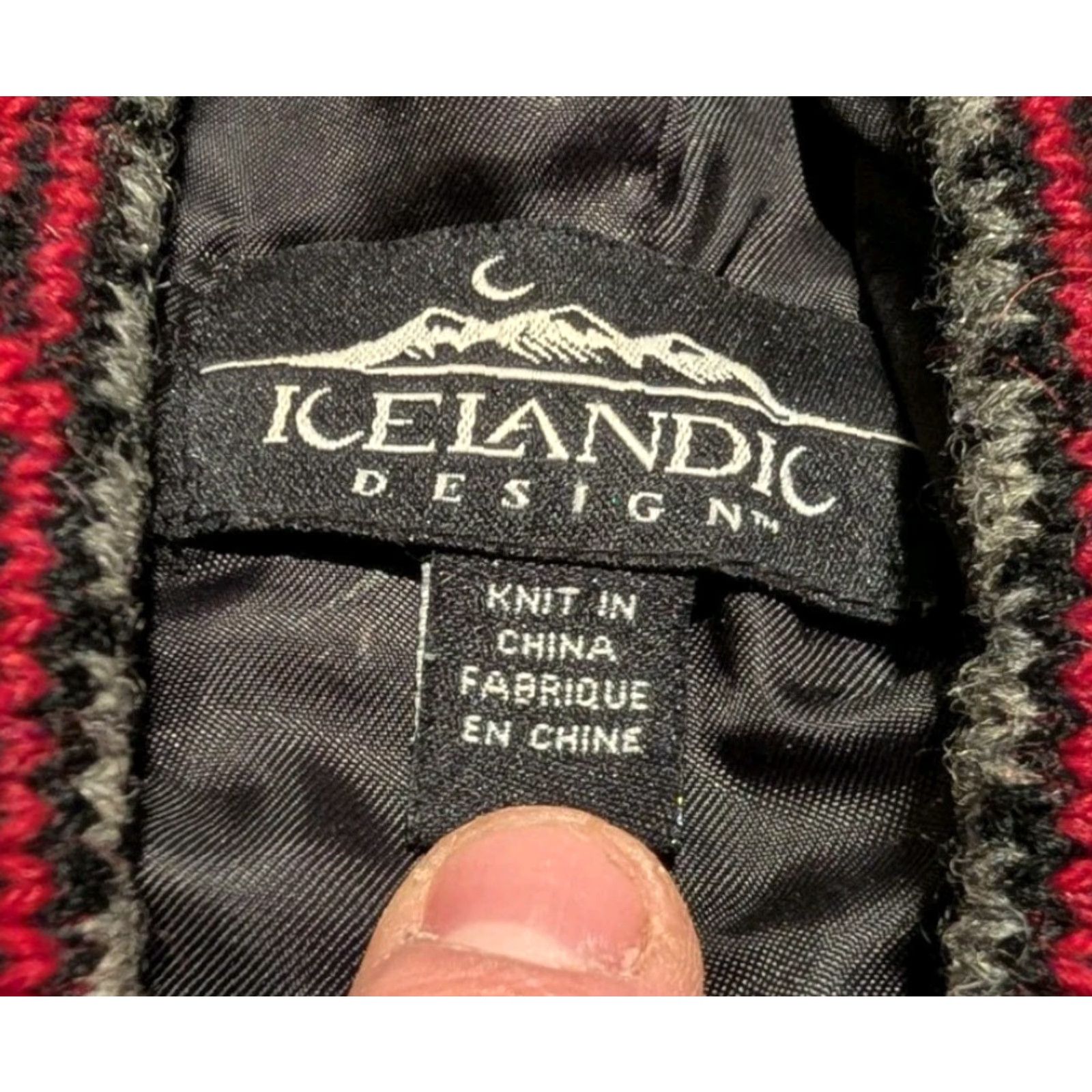 Vintage VINTAGE Icelandic Design Wool Full Zip Lined Hooded Jacket Womens M Red Fair Isle Wool Jacket - Designer, Casual, Travel, Short Sleeve? Size M / US 6-8 / IT 42-44 - 7 Thumbnail