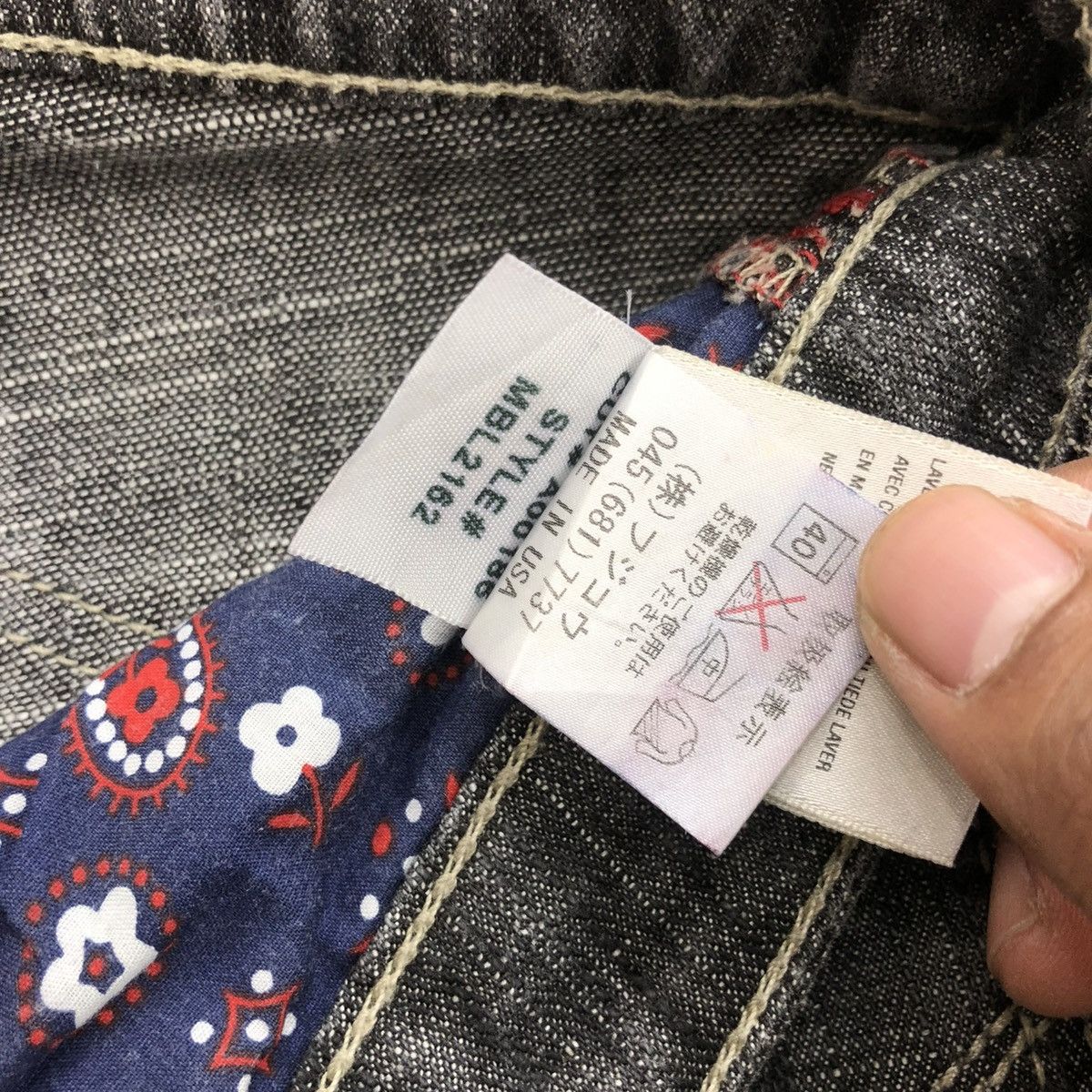 Antik Denim × If Six Was Nine × Vintage Vintage Antik Denim Distressed Embrodired Lgb Flared Jeans Size US 28 / EU 44 - 8 Thumbnail