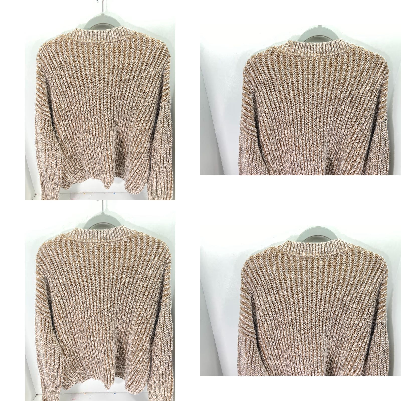 Banana Republic Banana Republic Sweater Womens M Brown Ribbed Knit Crew Neck Dolman Sleeve Size M / US 6-8 / IT 42-44 - 8 Thumbnail