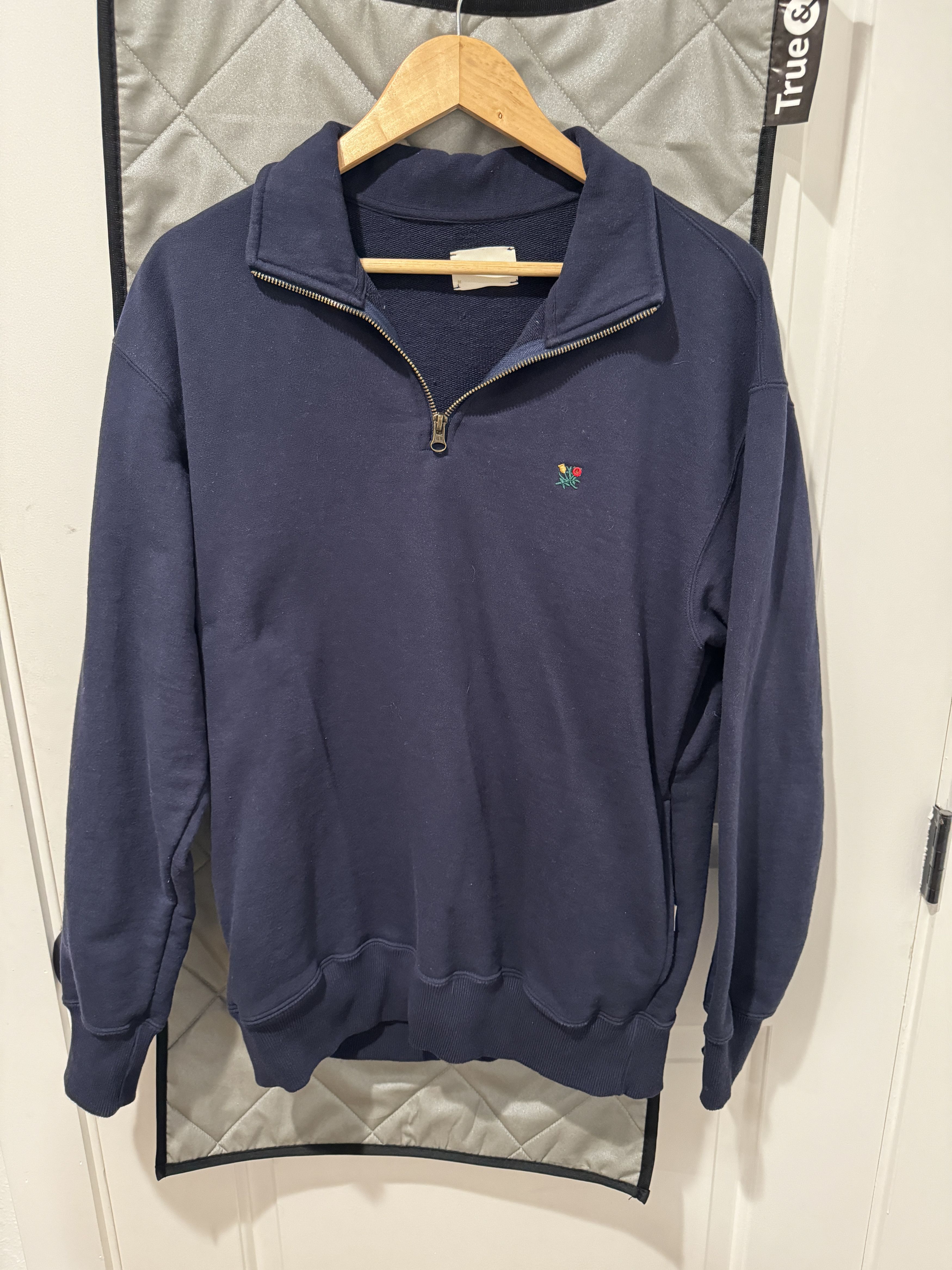 Aime Leon Dore Aime Leon Dore Crest Quarter Zip Pullover Sweater Size US M / EU 48-50 / 2 - 1 Thumbnail