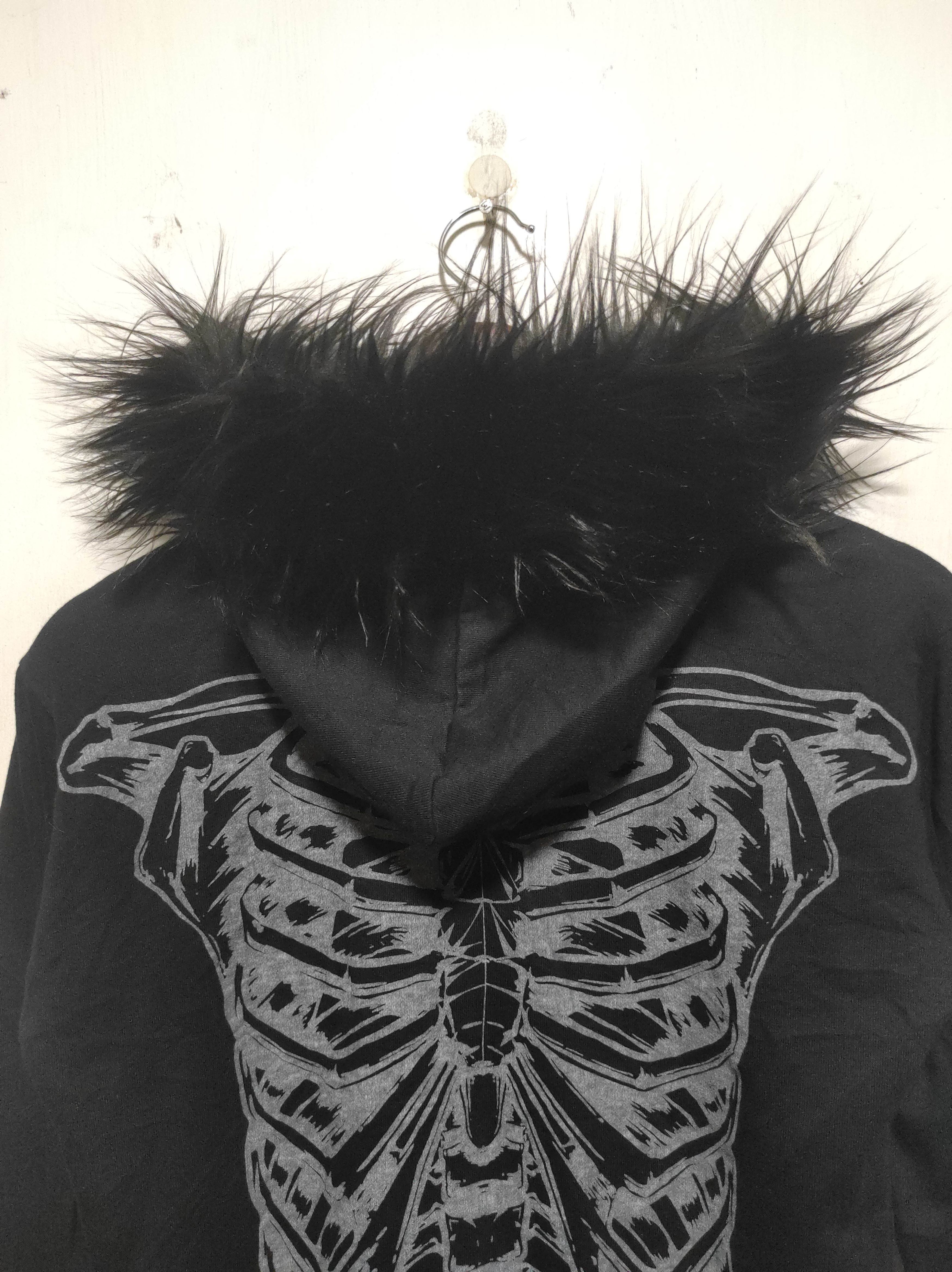 Le Grande Bleu (L.G.B.) Glad News Skull studed Zip Fur Hoodie LGB IfSixWasNine style Size US S / EU 44-46 / 1 - 13 Thumbnail
