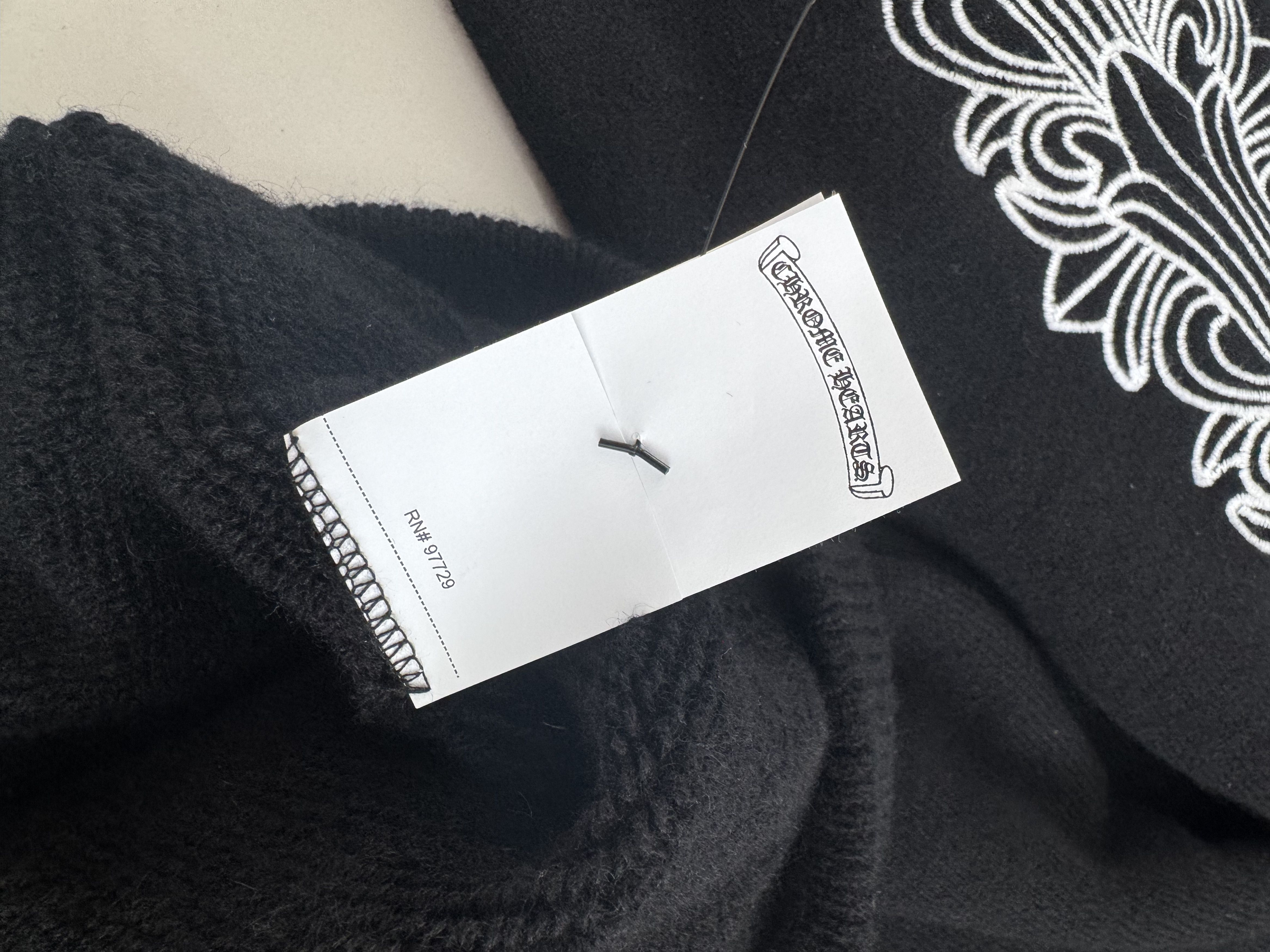 Chrome Hearts Chrome Hearts Floral Cashmere Black Sweater Size US XL / EU 56 / 4 - 7 Thumbnail