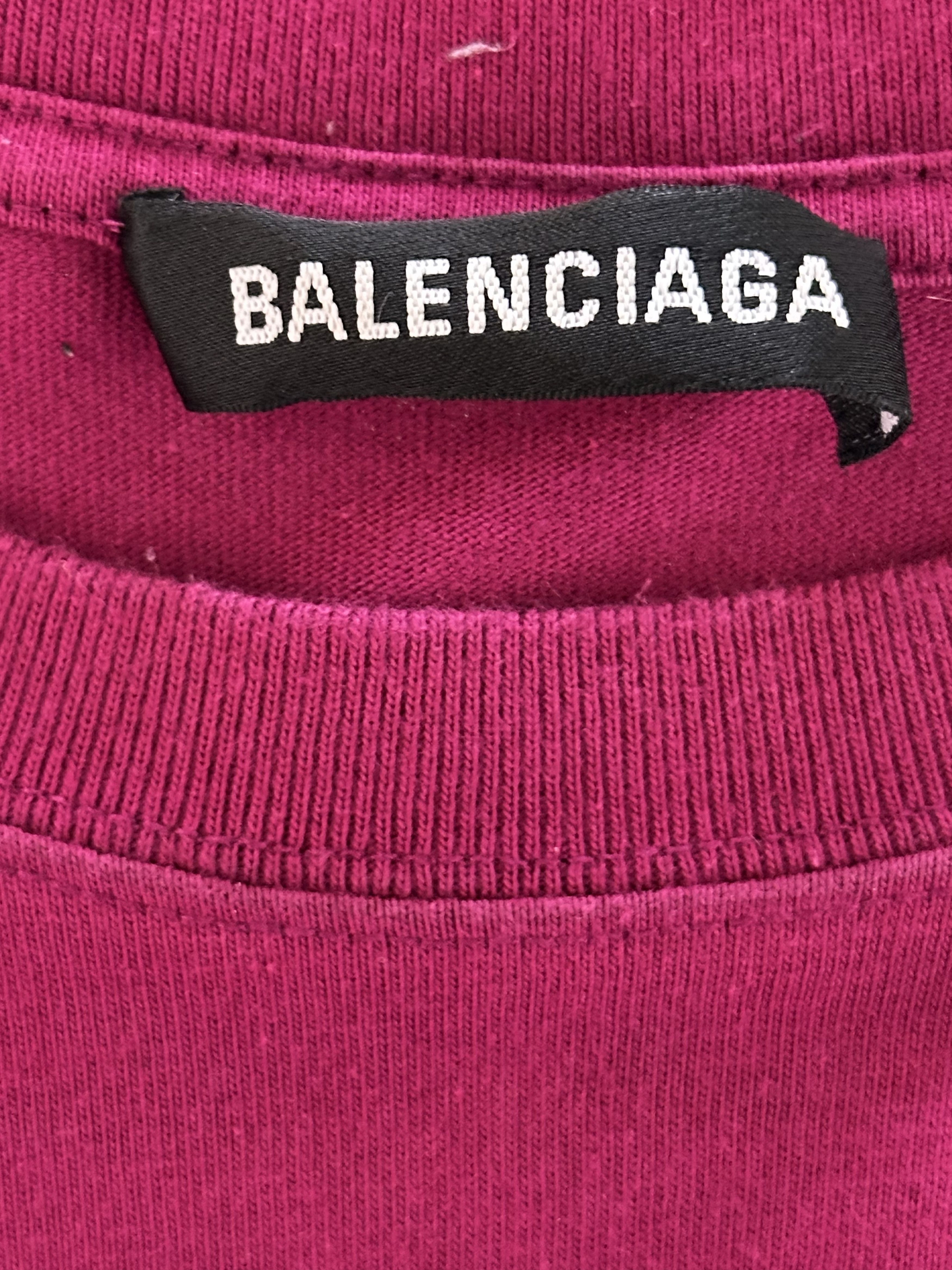 Balenciaga Balenciaga Pink & Black The New Logo Sweater Size US L / EU 52-54 / 3 - 3 Thumbnail