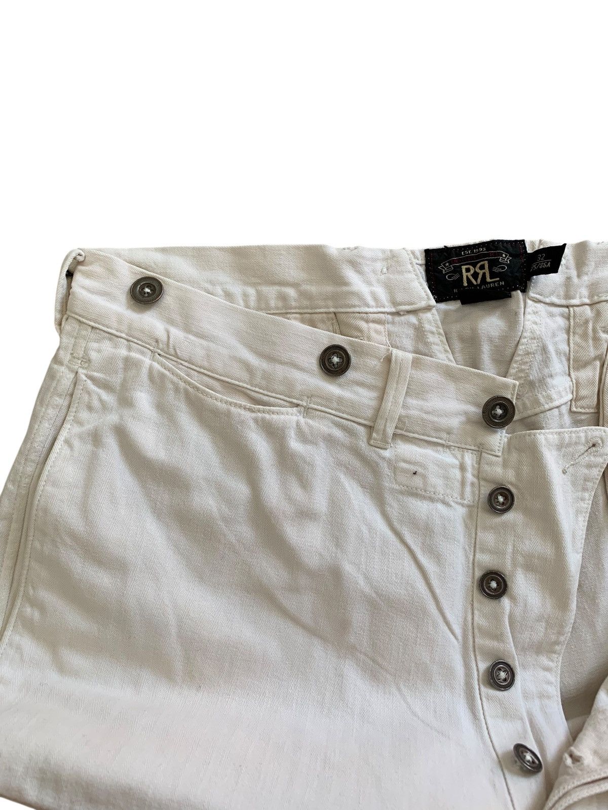 RRL Ralph Lauren RRL Military Double Knee HBT Buckle Back Pants Size US 34 / EU 50 - 5 Thumbnail