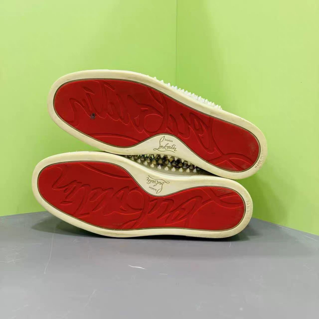 Christian Louboutin Christian Louboutin Red Sole Pearl Studded Shoes K15 Size US 6.5 / EU 39-40 - 7 Thumbnail