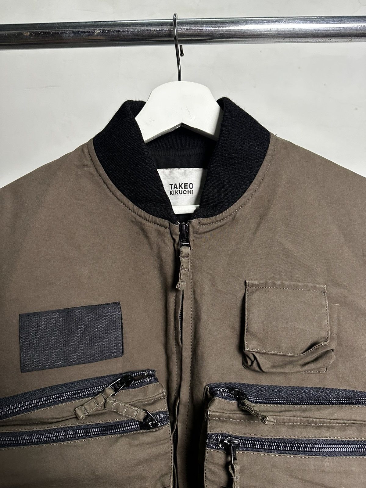 Takeo Kukichi Multi Pocket Bombers Jacket