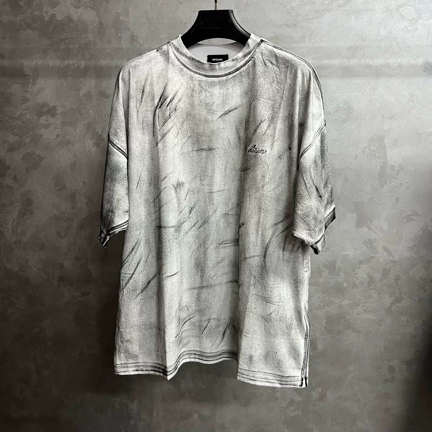 WE11DONE We11done Retro Printed White Hoodie S Men Size US S / EU 44-46 / 1 - 1 Thumbnail