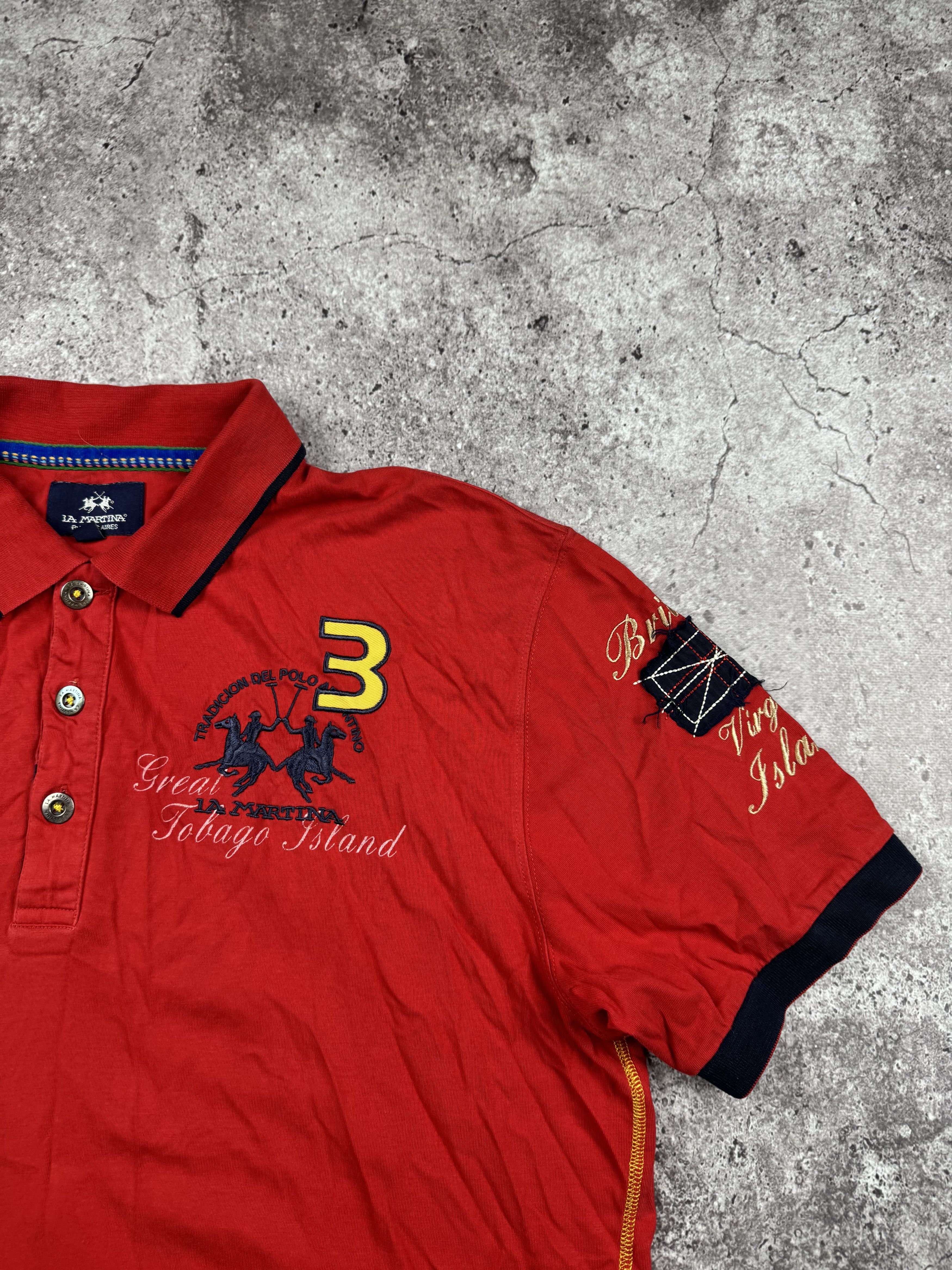 La Martina × Vintage Vintage Y2K La Martina Buenos Aires Polo Rugby Japan Tee Size US XL / EU 56 / 4 - 3 Thumbnail