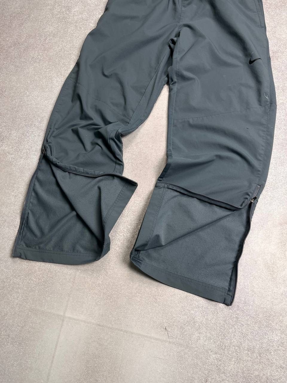 Nike × Vintage Vintage Nike Sportwear Baggy Flared Nylon Track Pants Y2K L Size US 34 / EU 50 - 3 Thumbnail