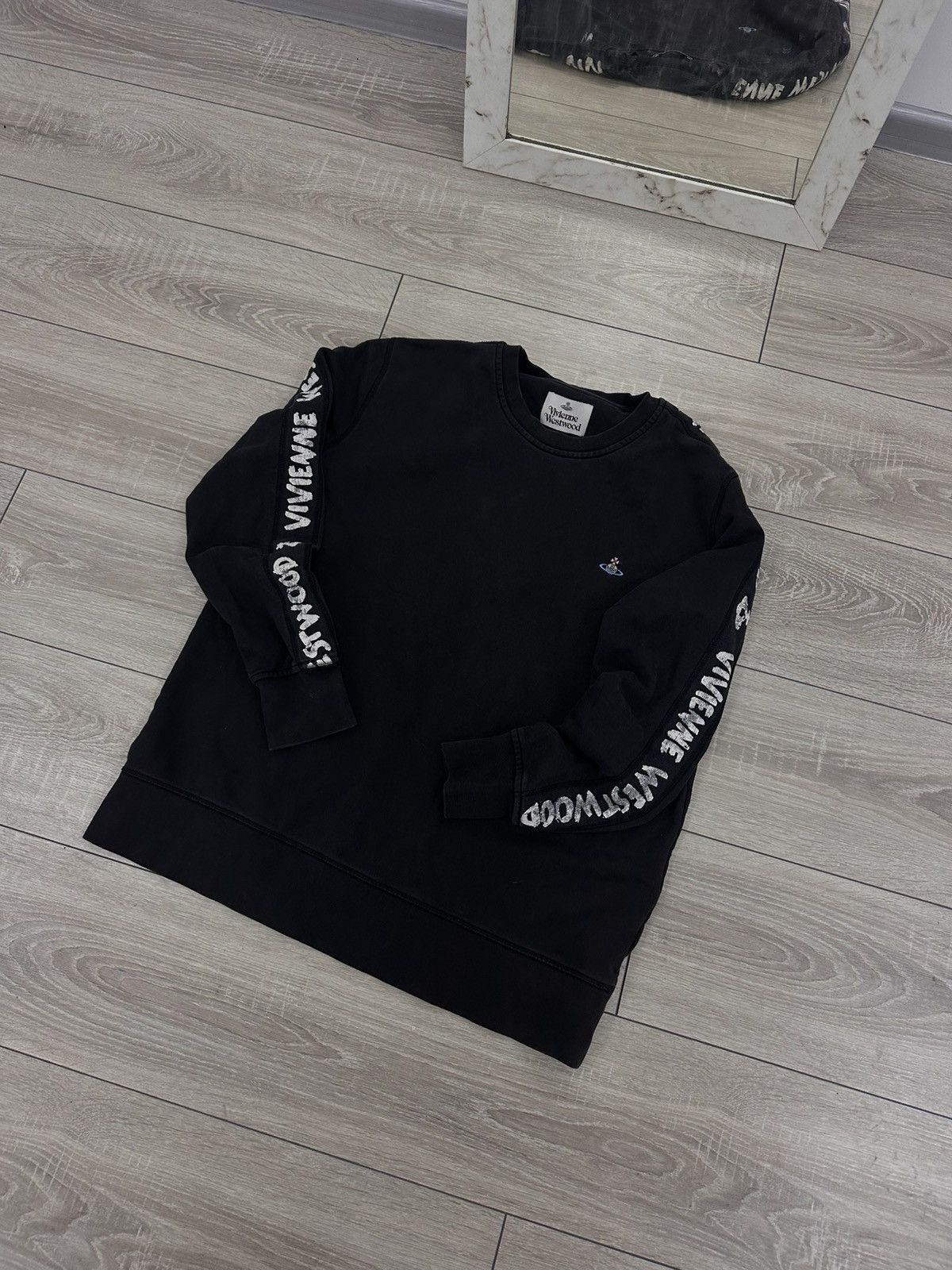 Vivienne Westwood Vivienne Westwood Tape Sweatshirt Luxury Style Size US XL / EU 56 / 4 - 3 Thumbnail