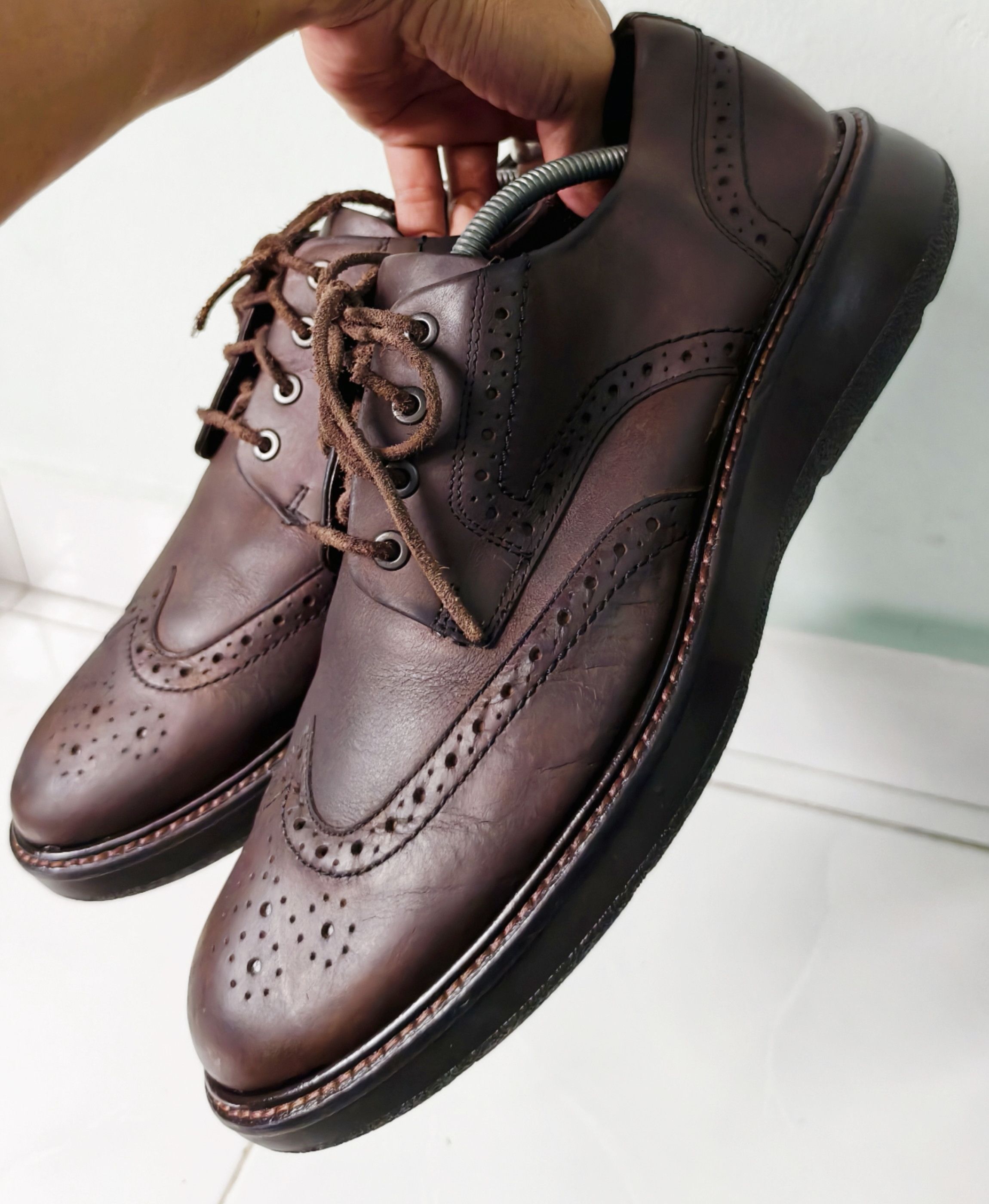 Ecco ECCO Men's Lhasa Brogue Tie Wing Tip Oxford Size US 11 / EU 44 - 1 Thumbnail