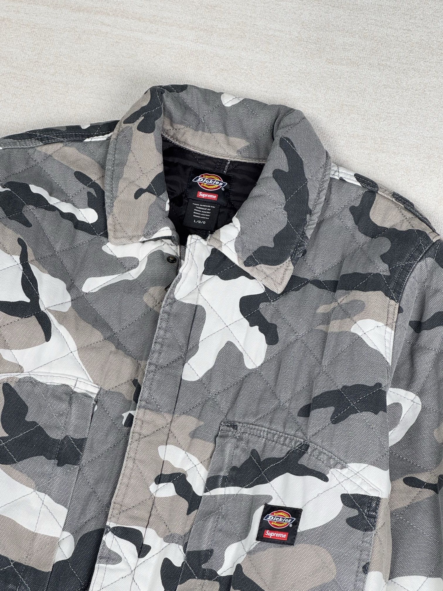Dickies × Supreme snow camo overall Size US L / EU 52-54 / 3 - 4 Thumbnail