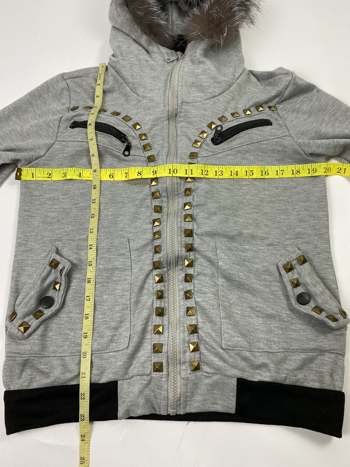 Japanese Brand studded fur hoodie buzz double layer ifsixwasnine style Size US M / EU 48-50 / 2 - 11 Thumbnail
