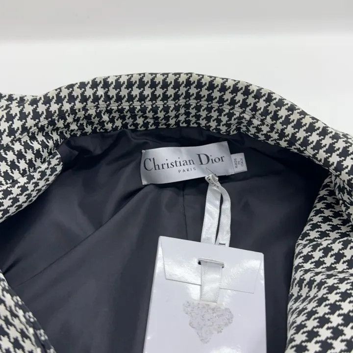Dior Dior Dior Houndstooth Print Single-Button Blazer 0079-2507 Size US M / EU 48-50 / 2 - 7 Thumbnail