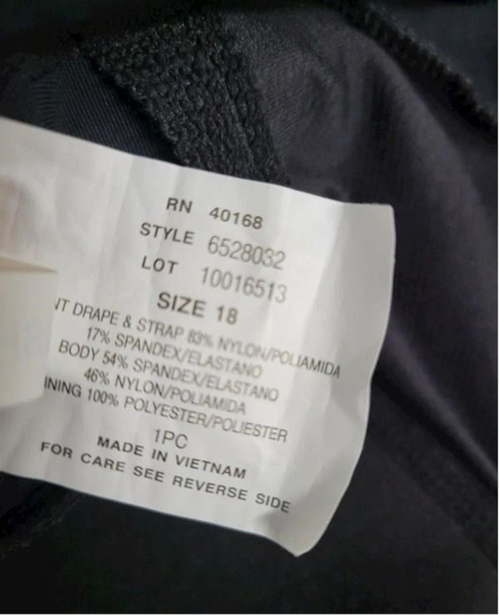 Other Women's Trimshapers Swimsuit Black Size 18 Size XL / US 12-14 / IT 48-50 - 4 Thumbnail