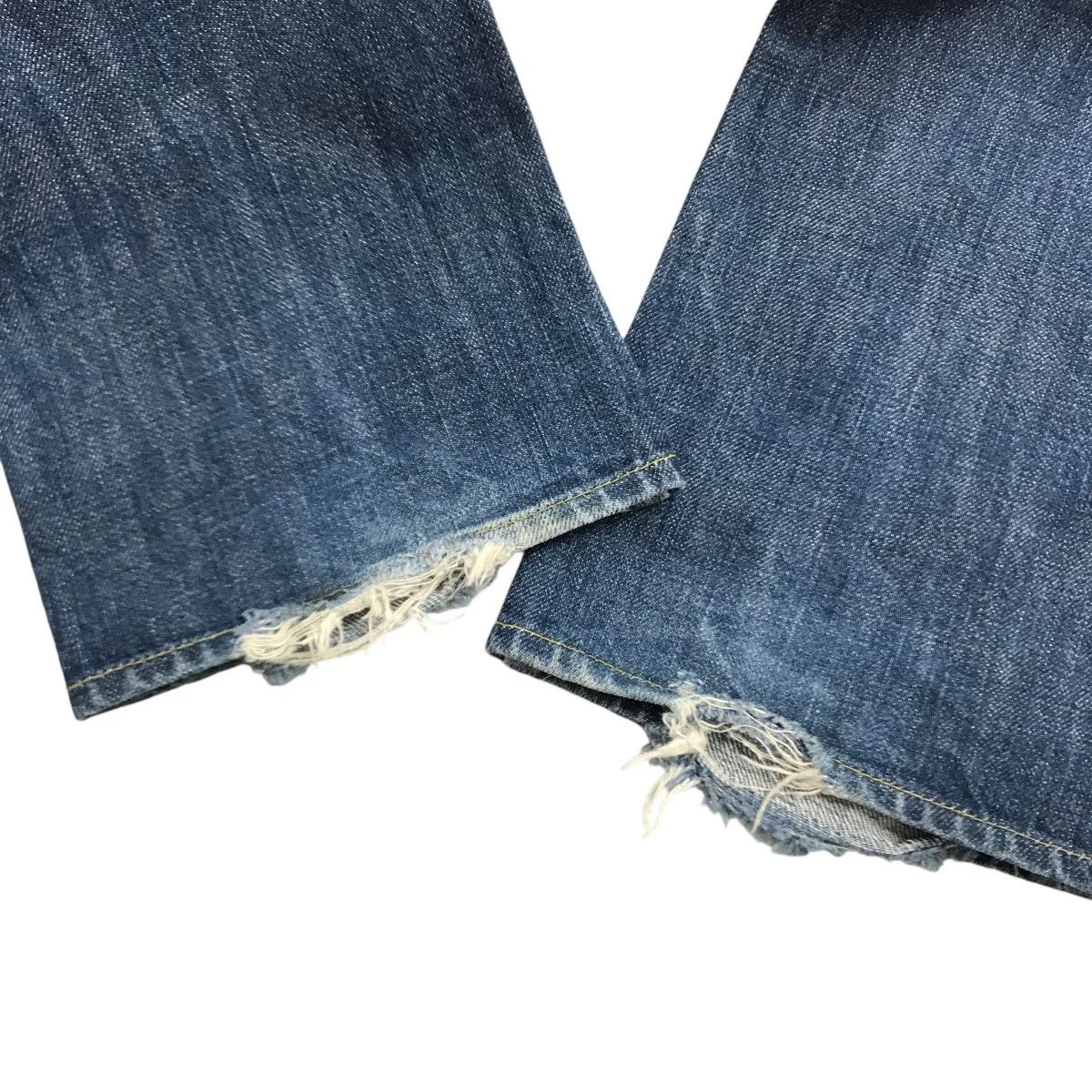 Undercover AW01 "D.A.V.F." Distressed Denim Pants Size US 29 - 7 Thumbnail