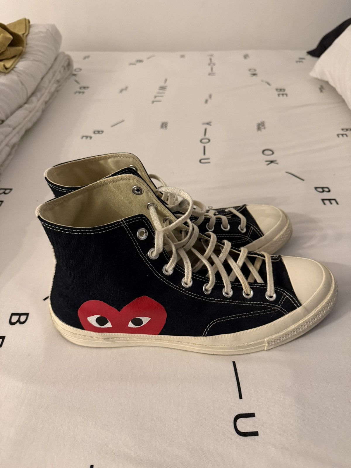 Comme des Garcons PLAY × Converse Converse Chuck Taylor All Star 70 High 12US Size US 12 / EU 45 - 2 Thumbnail