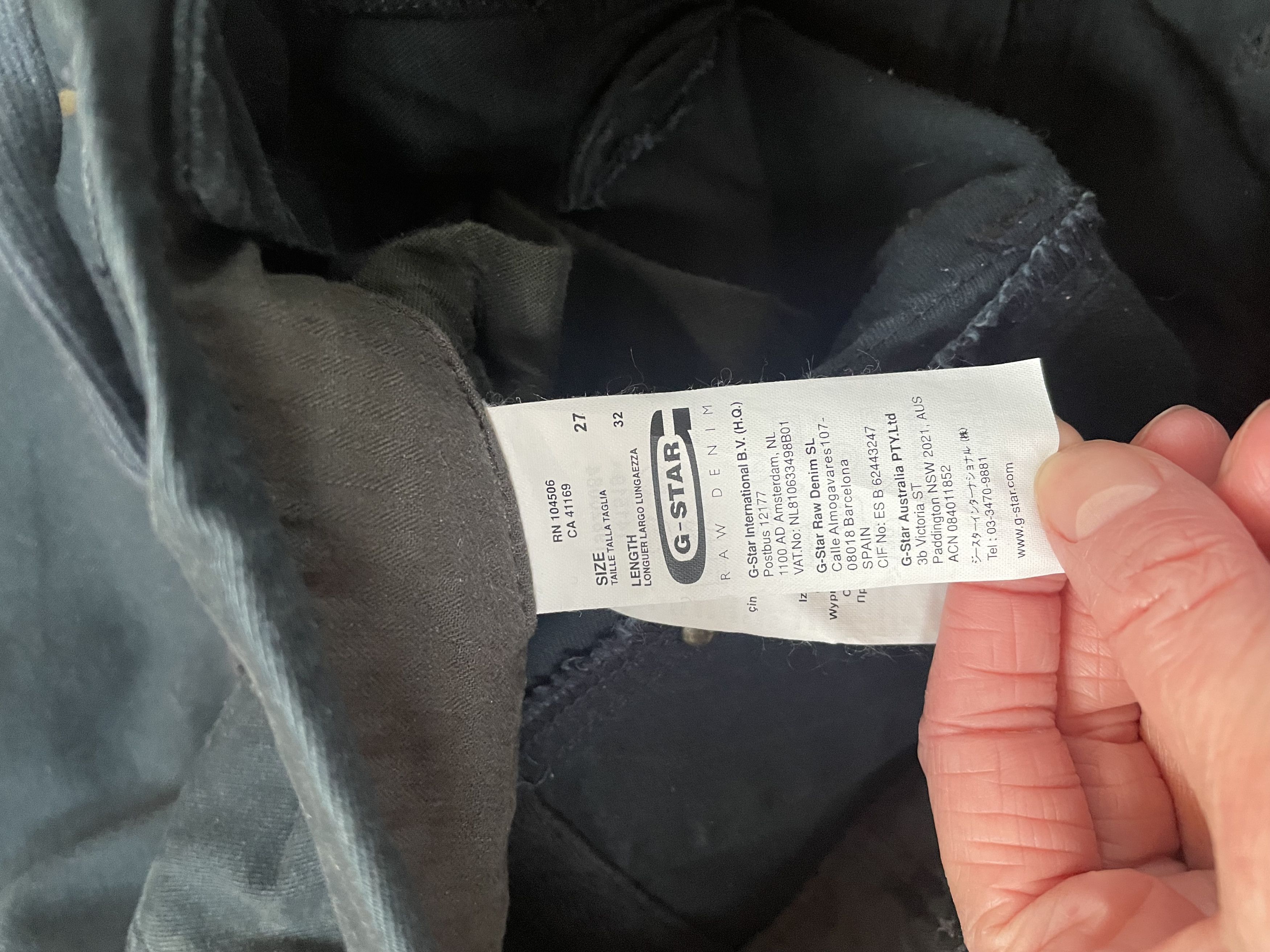 G-Star 2008 G-Star Sport Elwood - Sales Sample (NWT) Size 27" / US 4 / IT 40 - 5 Thumbnail